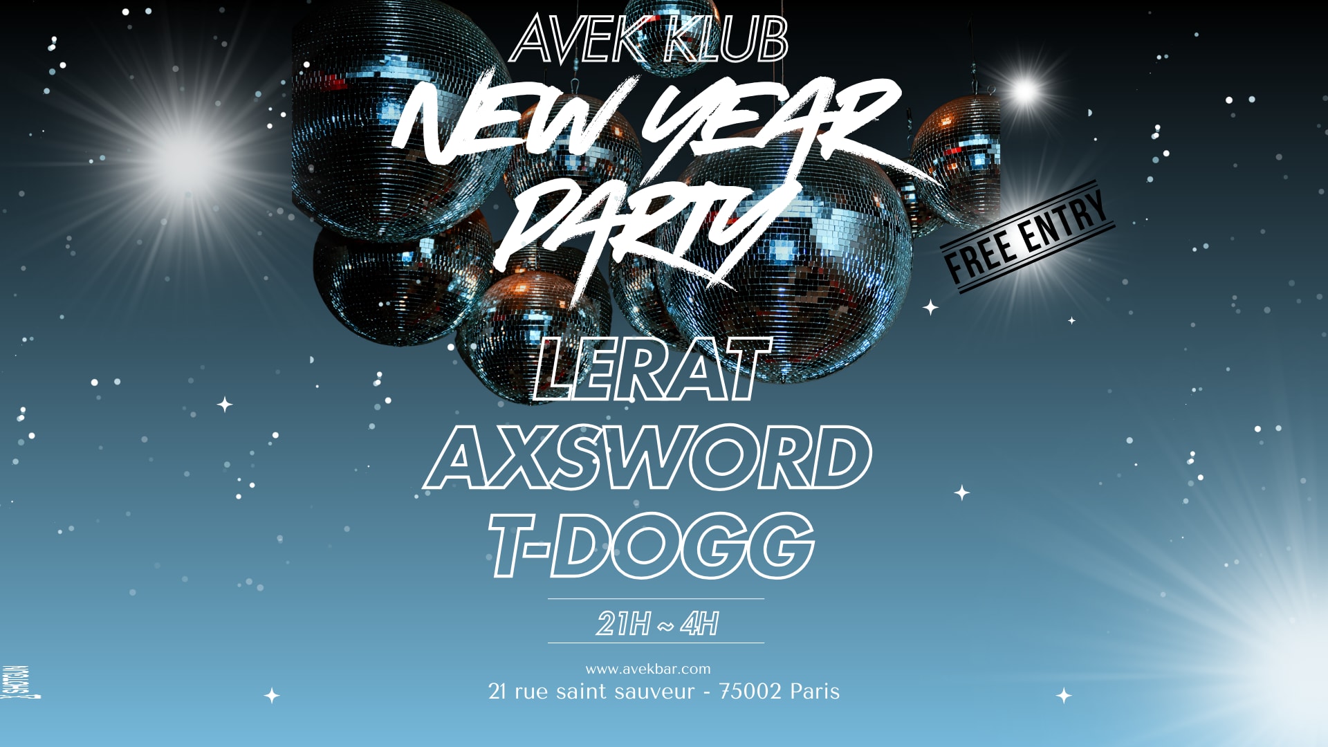 Avek Klub #5 Newyear Party Cover