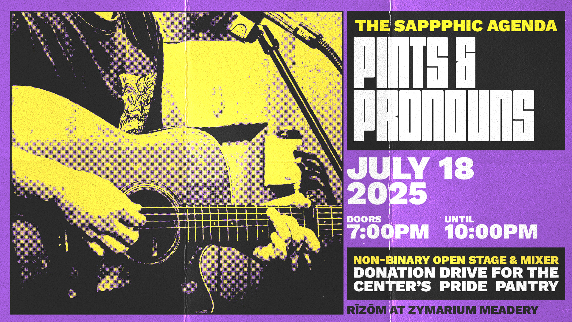 Pints & Pronouns: Non-Binary Open Stage & Mixer Cover