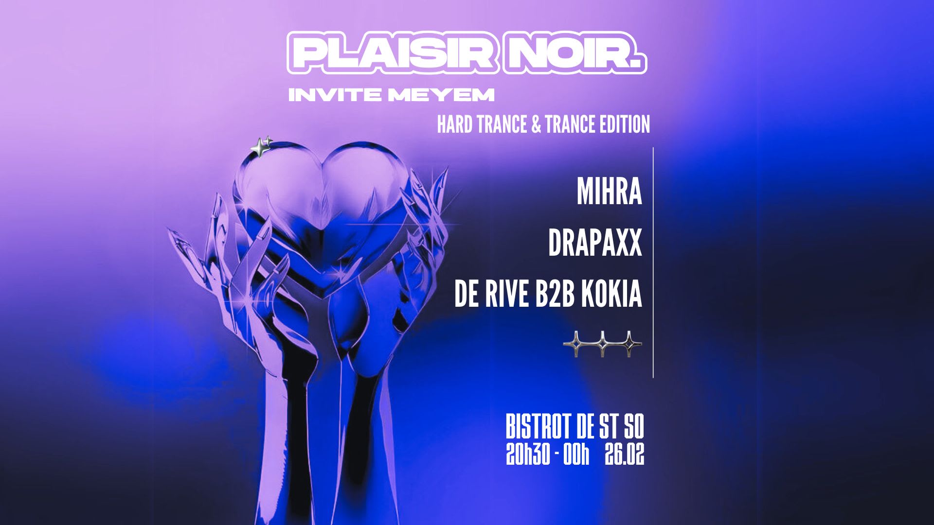 Plaisir Noir Invite Meyem Cover