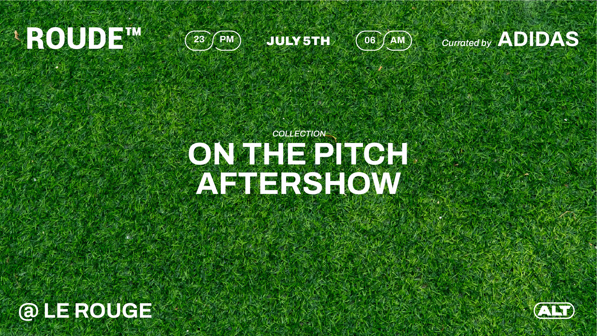 Roude.Tm On The Pitch Aftershow Cover