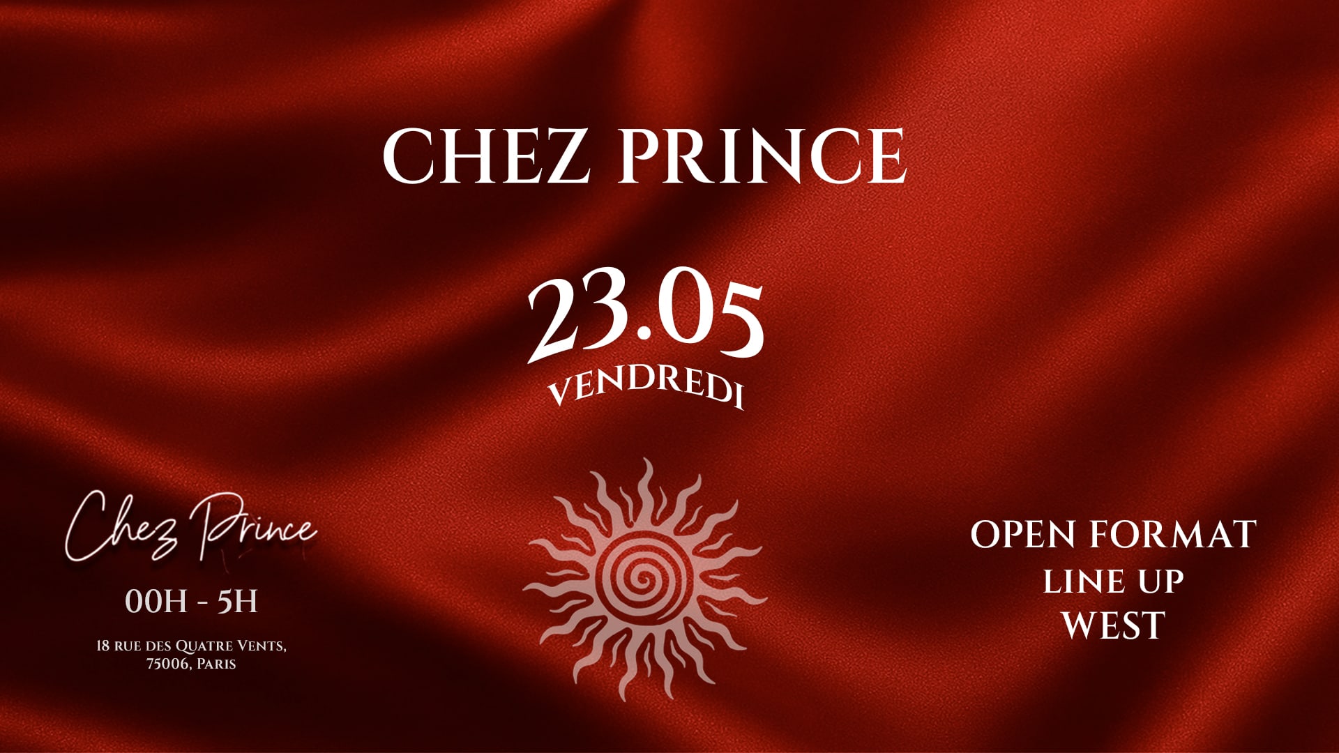 Friday At | @Chez Prince Cover