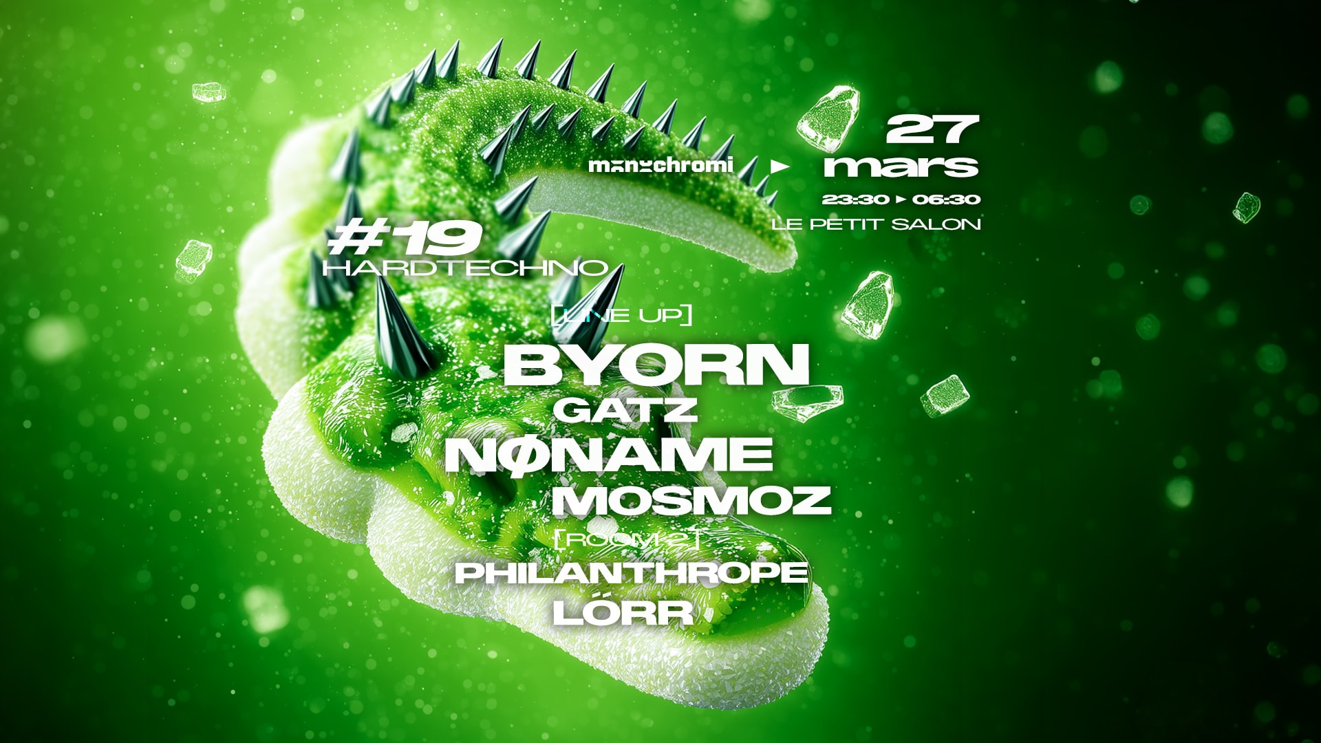 Monochromi#19 : Byorn, Nøname, Mosmoz & More Cover