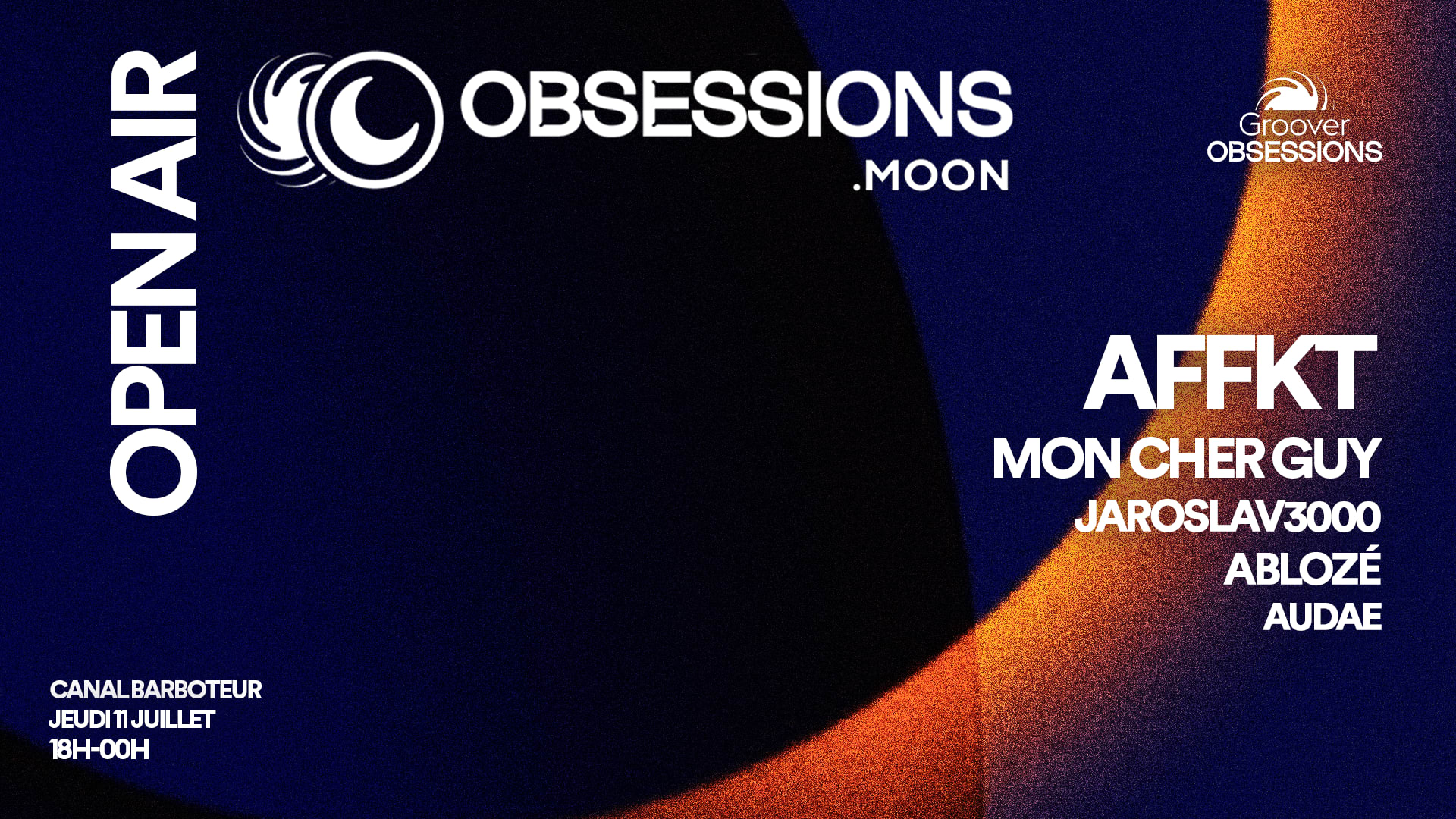 Obsessions.Moon | Open Air Au Canal Barboteur Cover
