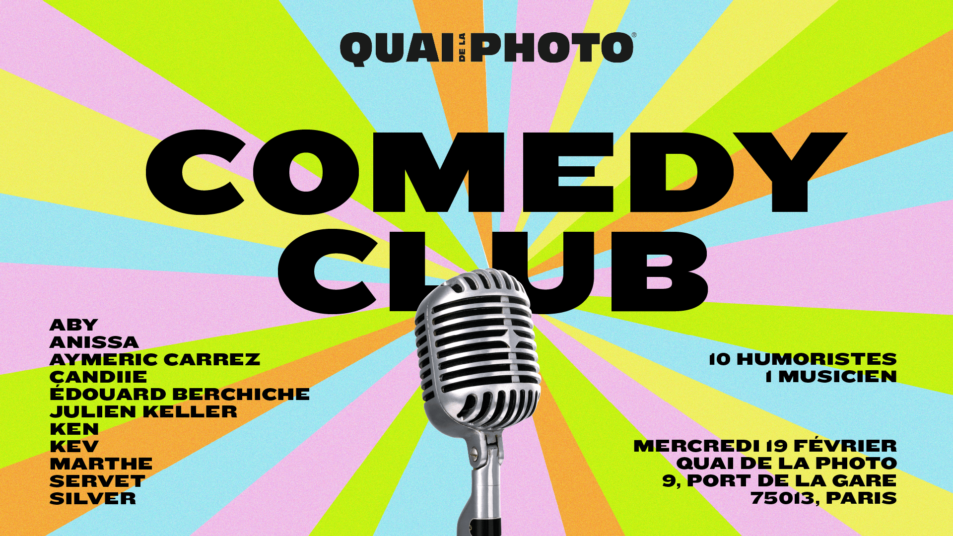 Quai Comedy Club Cover