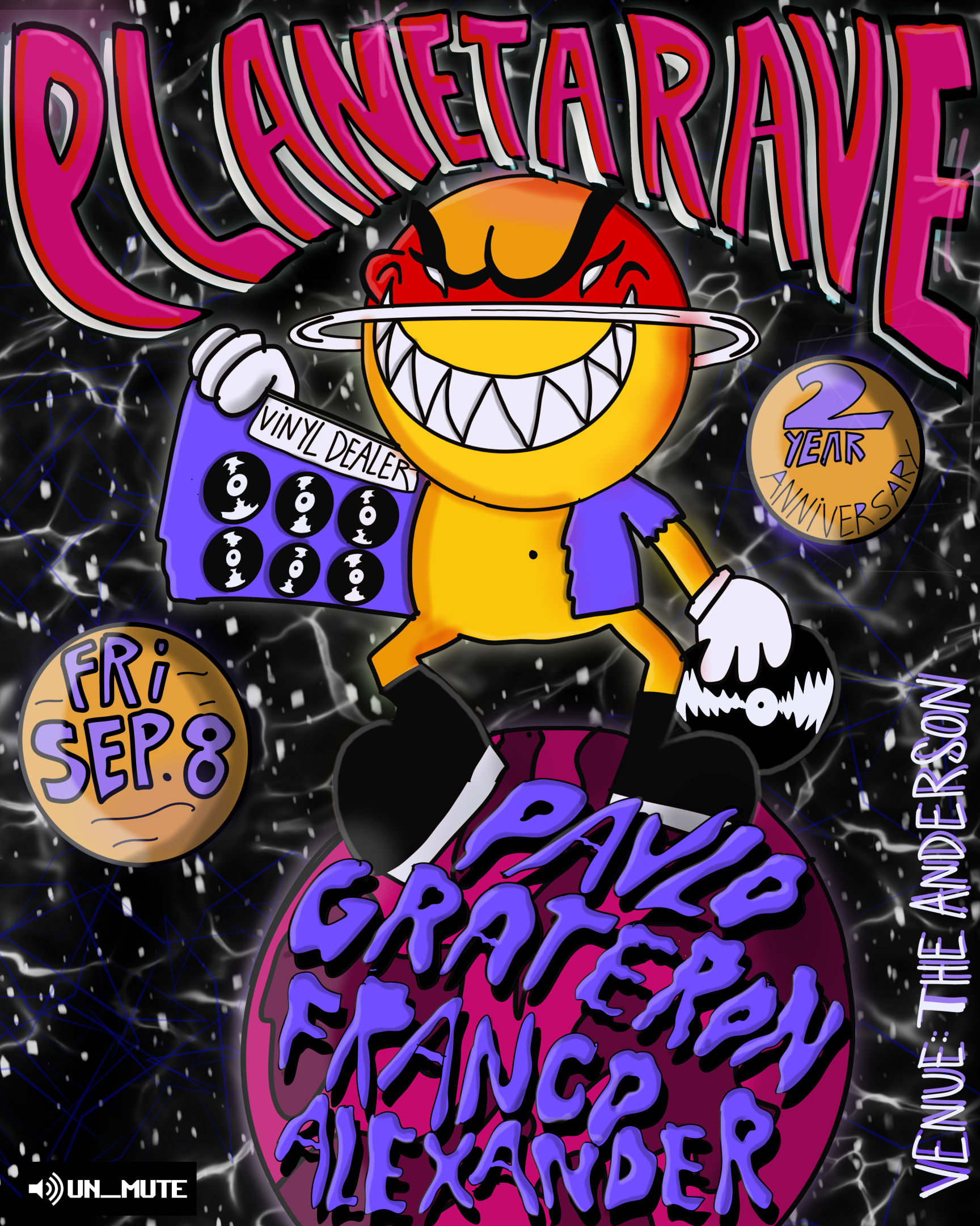 Planeta Rave 2 Year Anniversary Cover