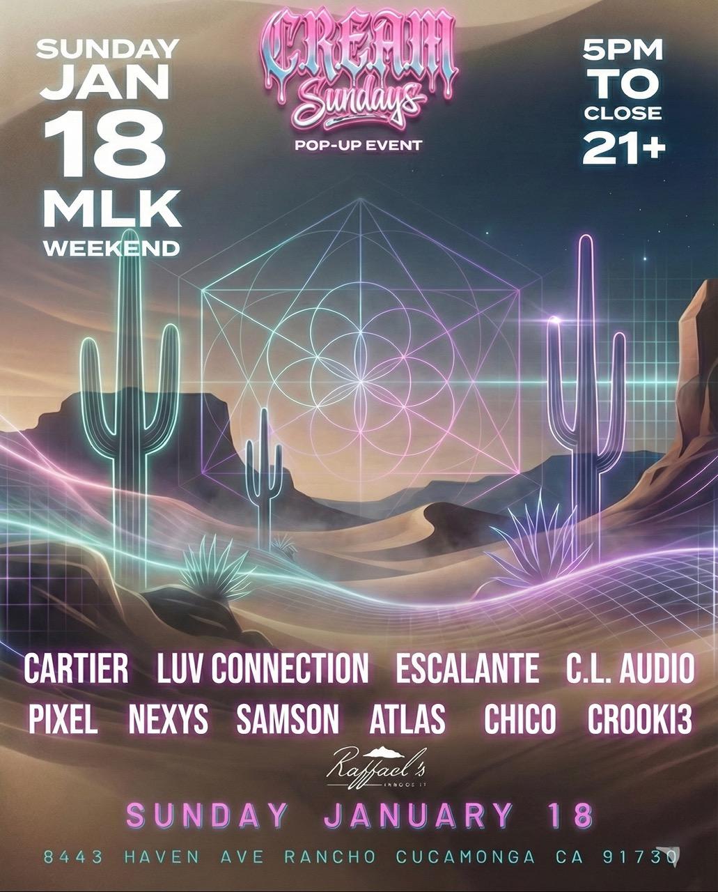 Pop-Up Event C.R.E.A.M.Sundays Speakeasy Cover