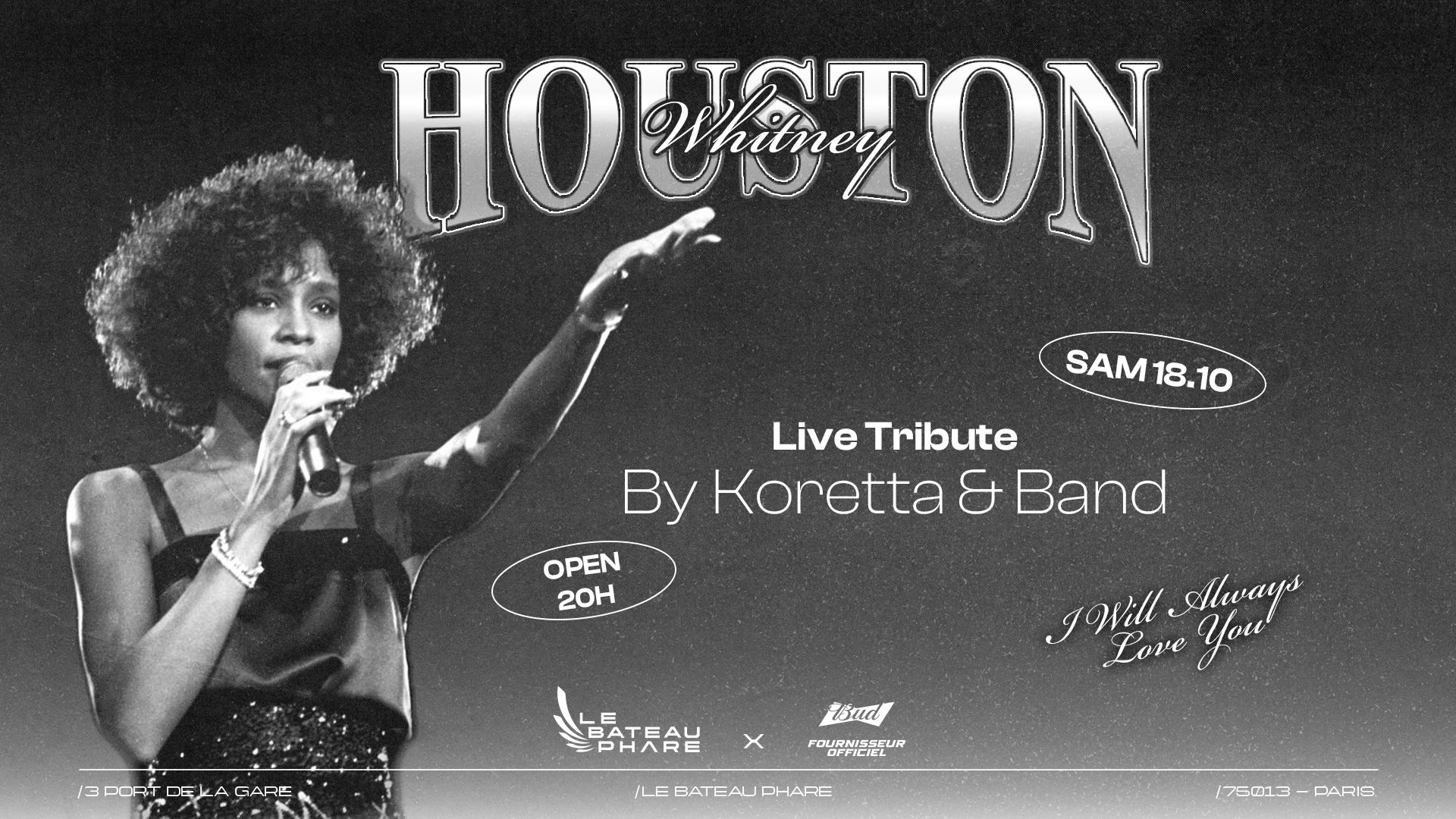 Whitney Houston Tribute Cover