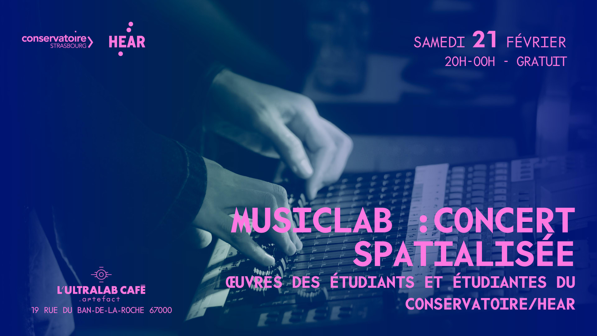 Musiclab : Concert Spatialisé. Oeuvres Des Étudiants Cover