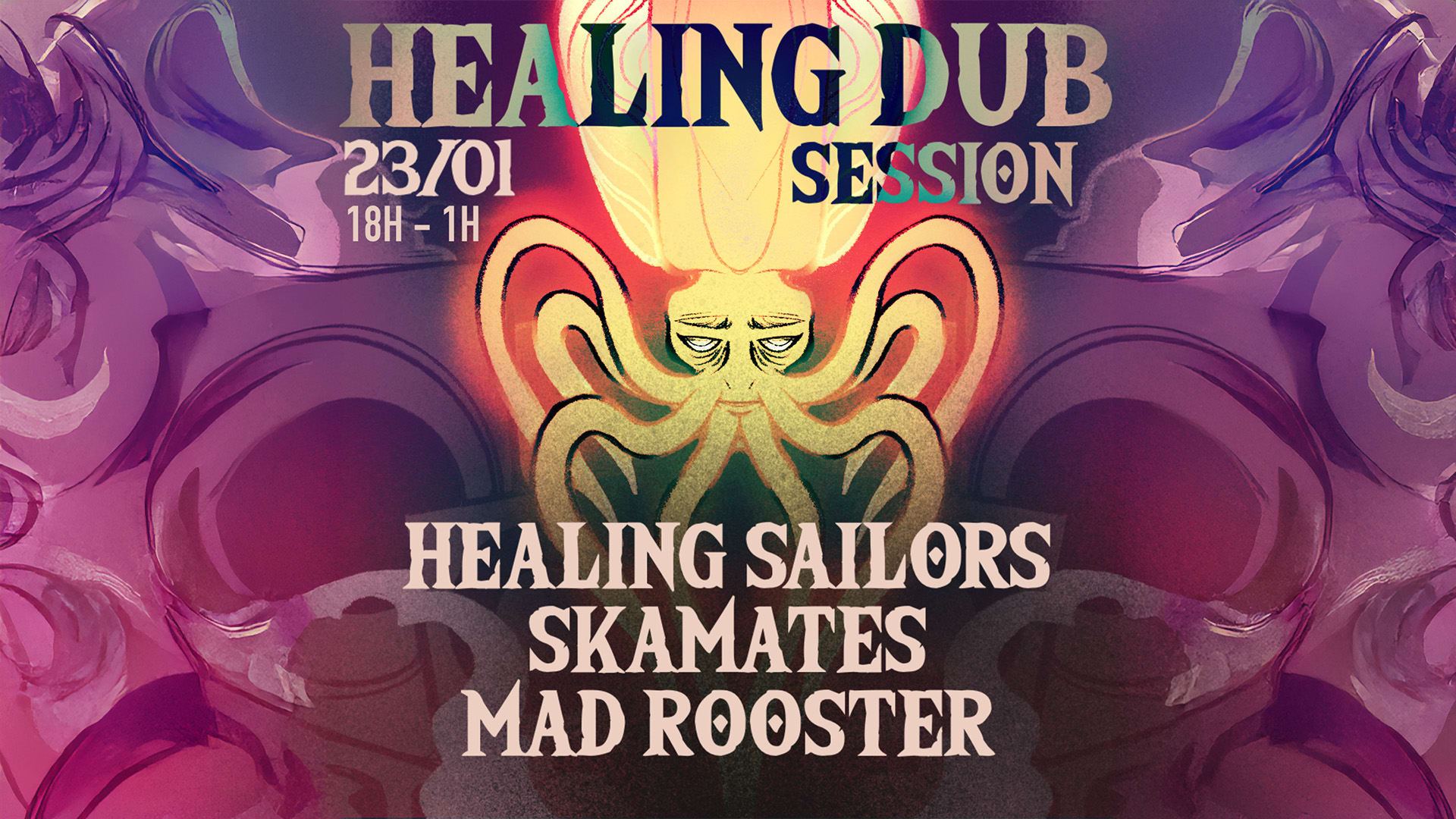 Healing Dub Session W/ Mad Rooster, Skamates & More Cover