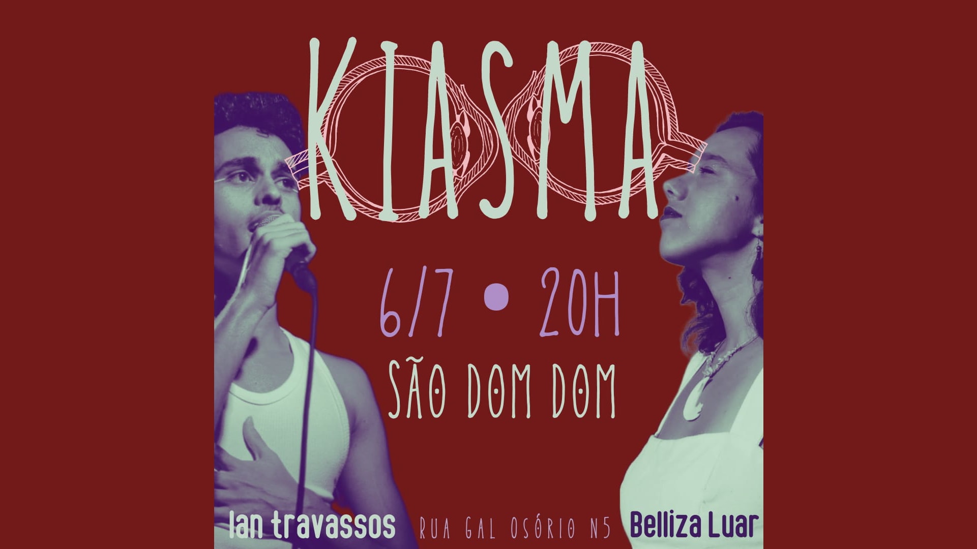 Kiasma 2 Belliza Luar & Ian Travassos @ São Dom Dom Cover