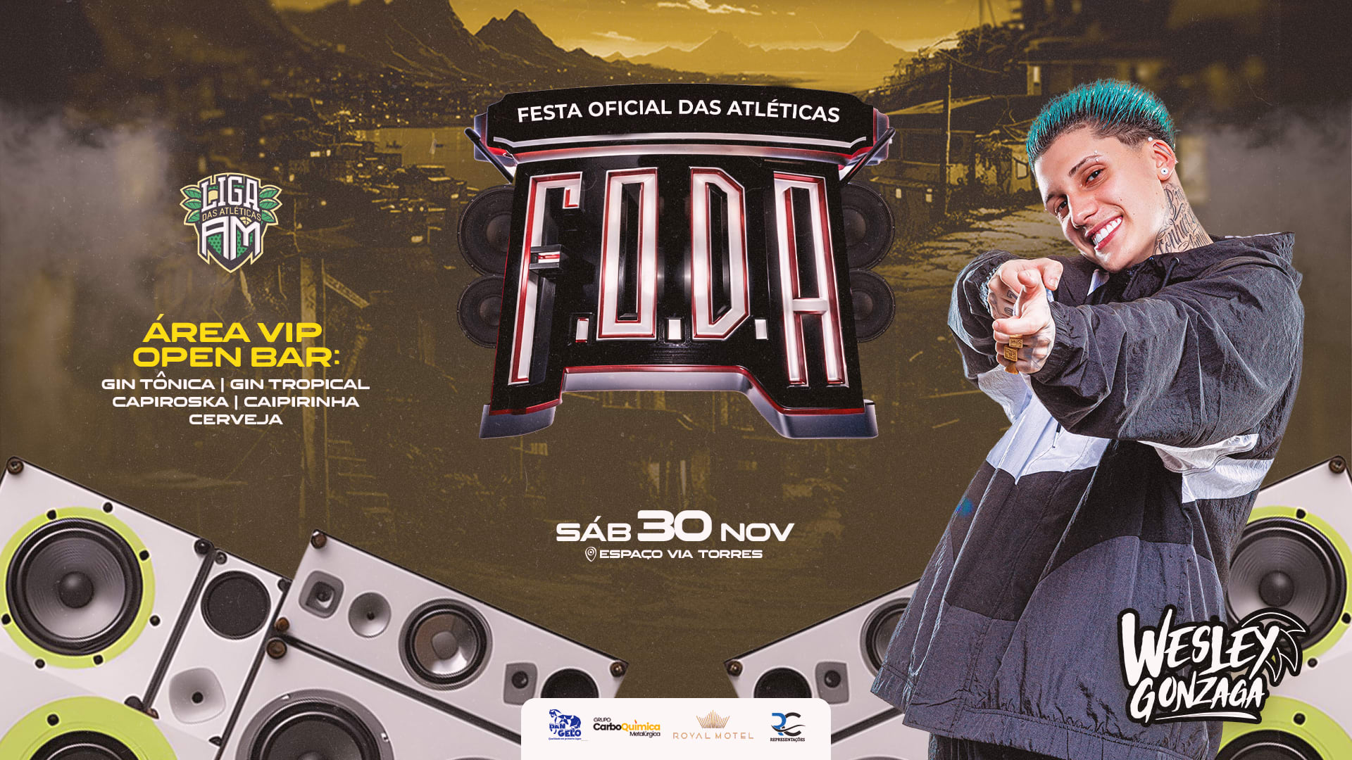 F.O.D.A | Festa Oficial Das Atléticas Cover