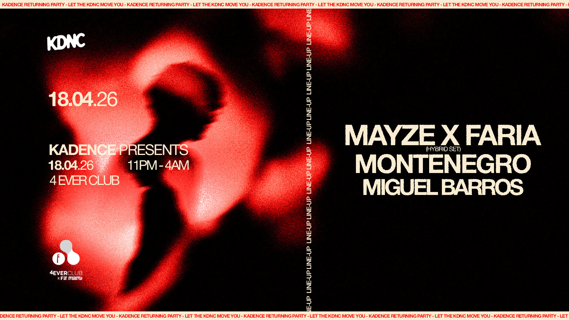 Mayze X Faria · Kadence X 4everclub Cover