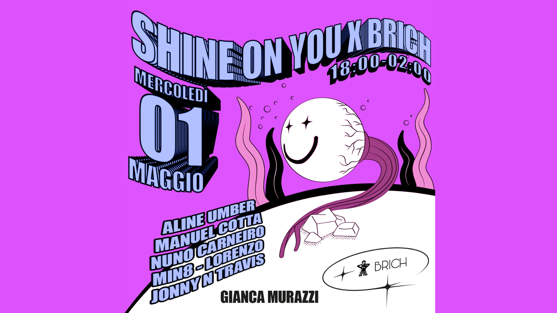 Shine On You X Brich @ Aline Umber - Gianca Murazzi Cover