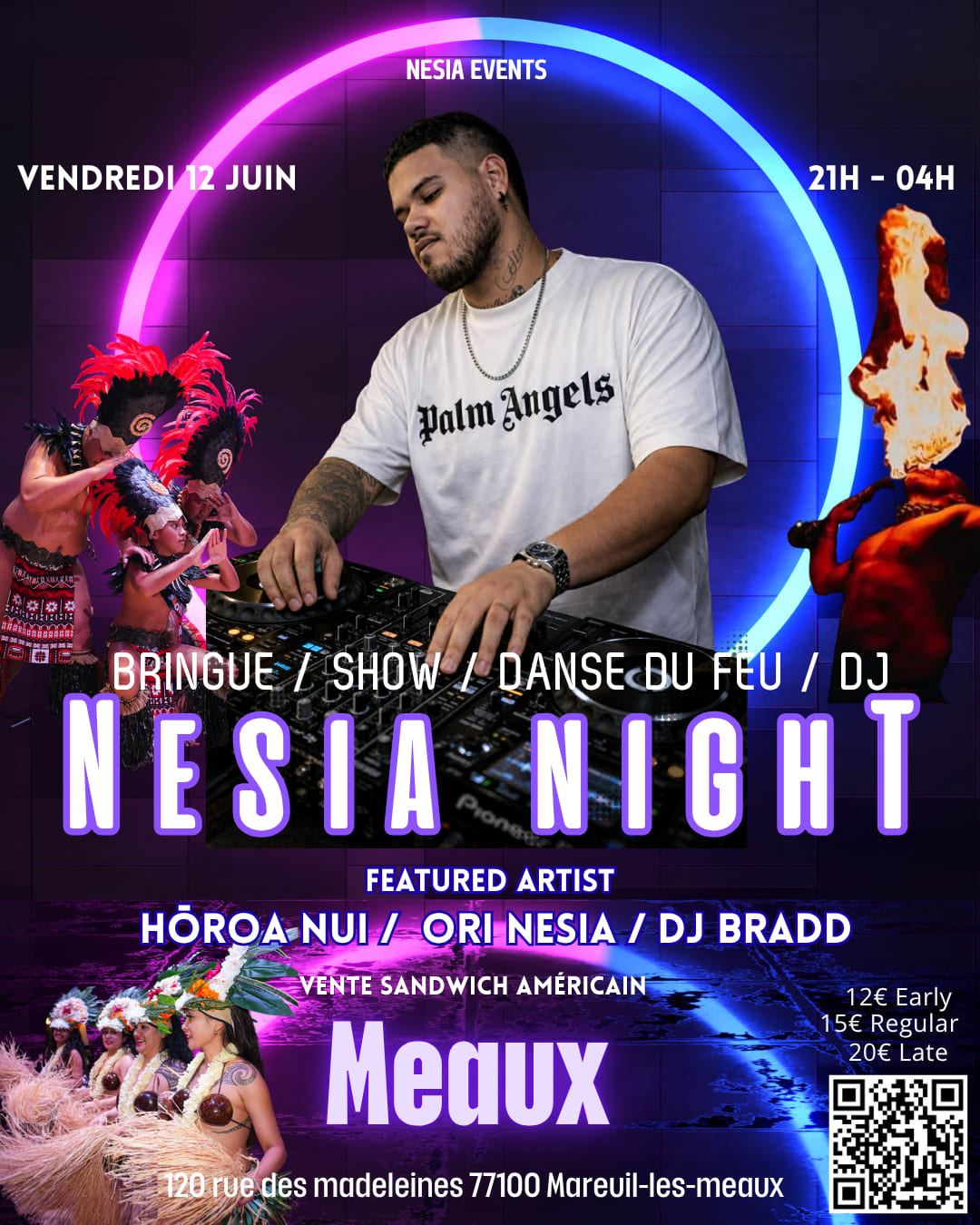Nesia Night - Meaux 77 Cover