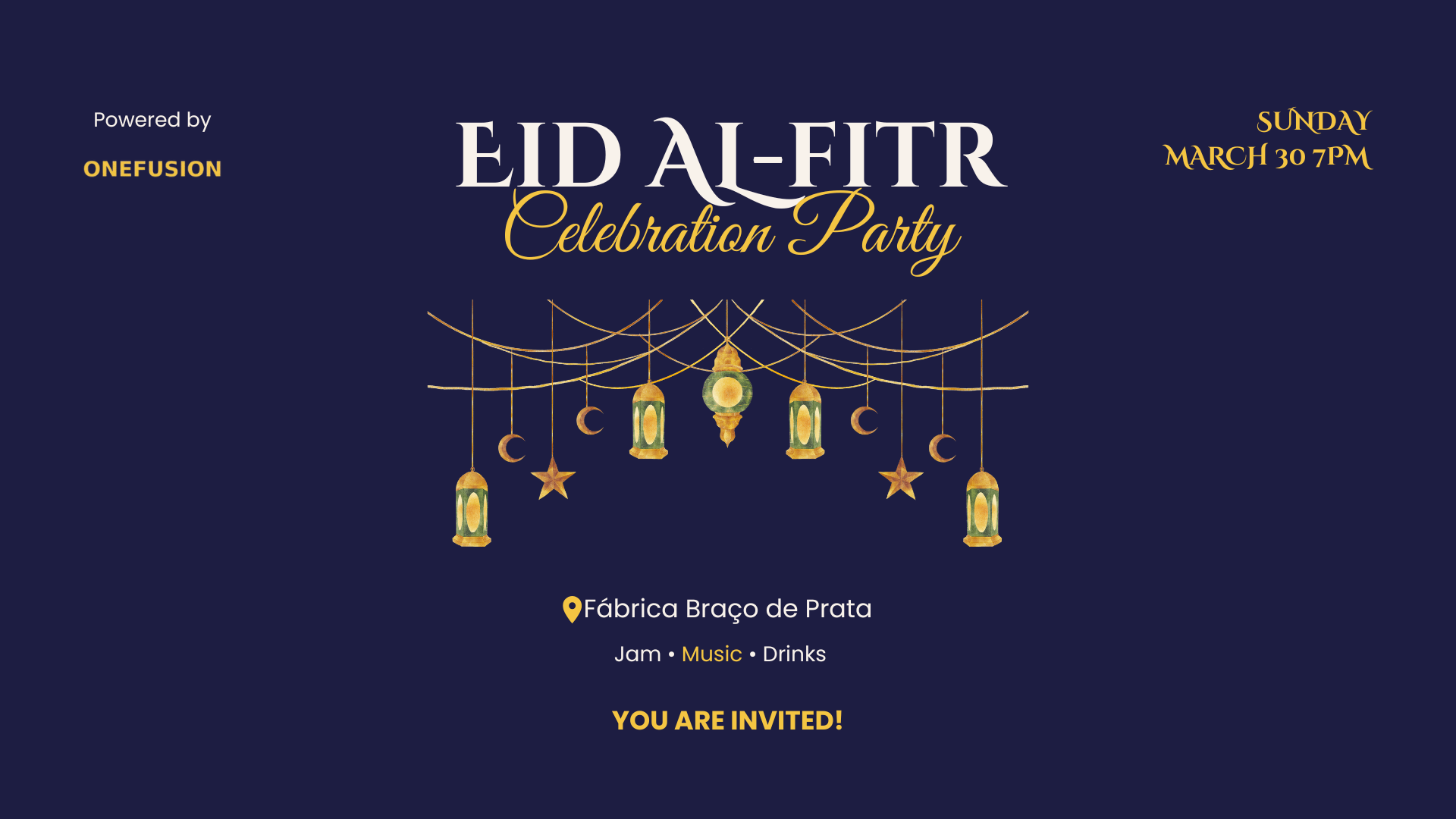 Eid Al-Fitr Celebration Party Cover