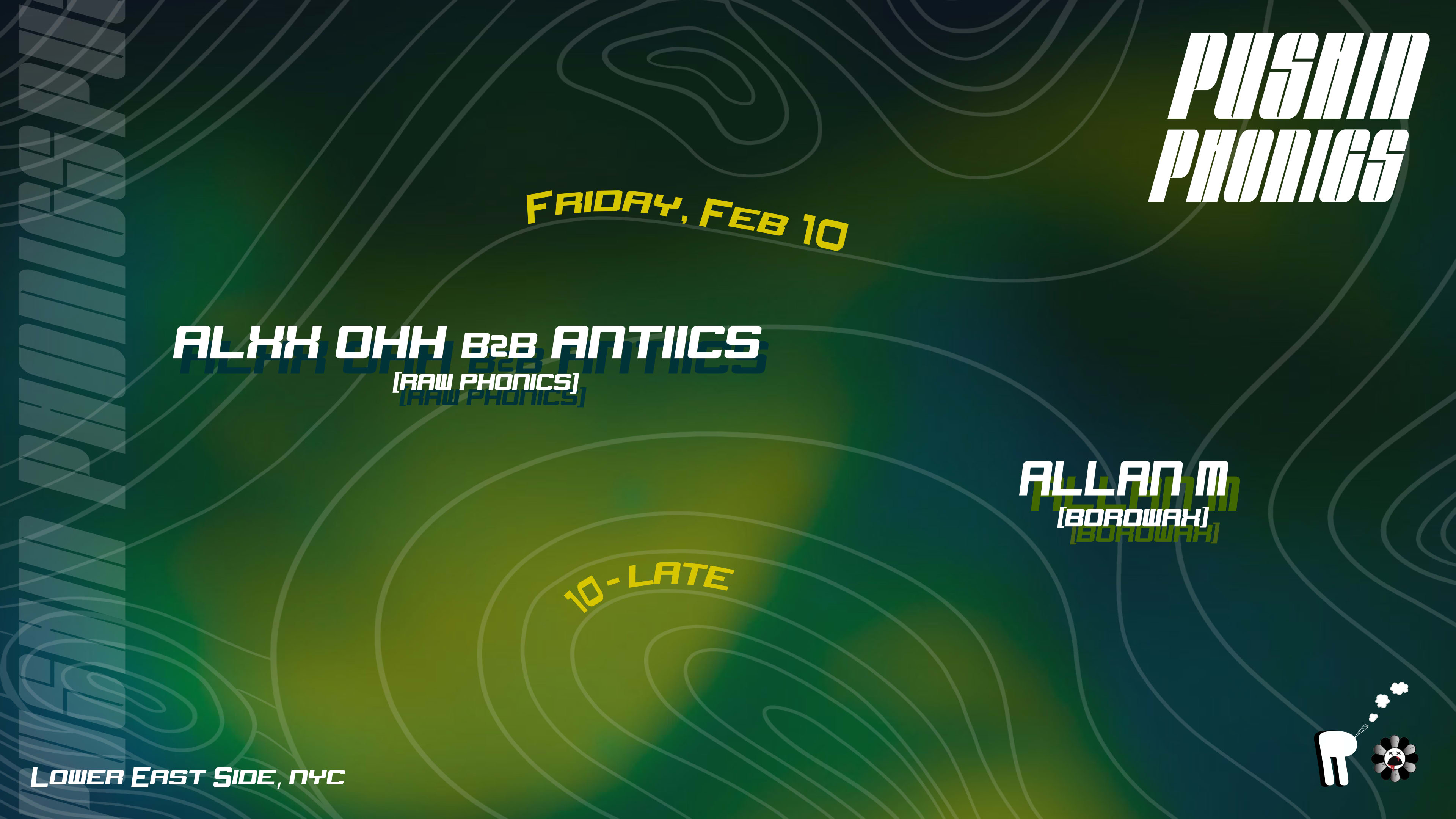 Pushin Phonics: Allan M / Alxx Ohh B2b Antiics Cover