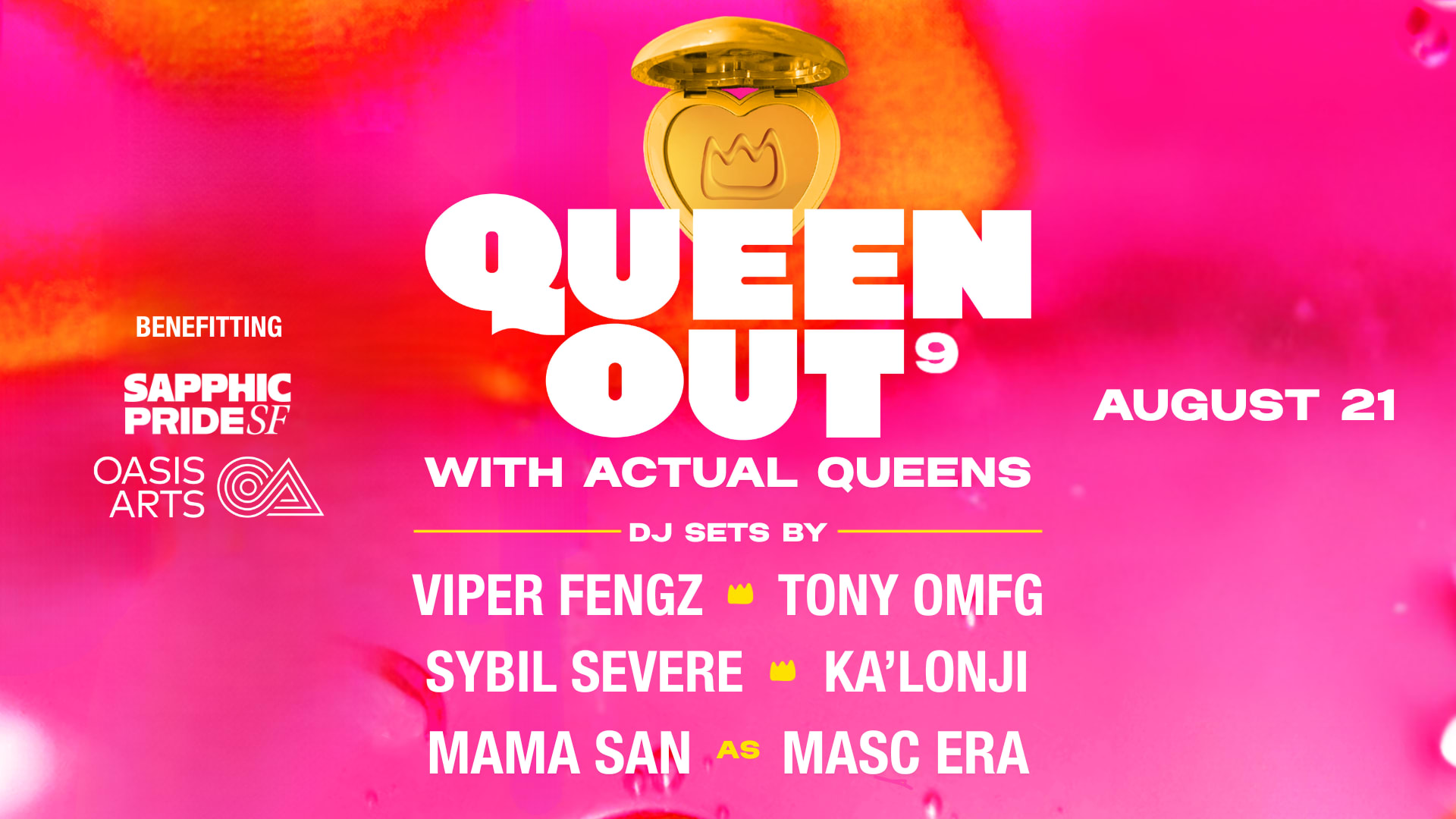 Queen Out 9 With Actual Queens Cover