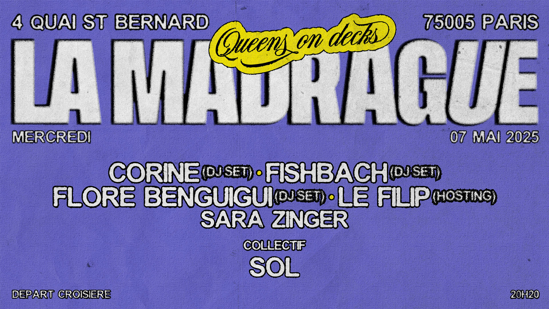 La Madrague — Queens On Decks : Flore Benguigui, Le Filip... Cover