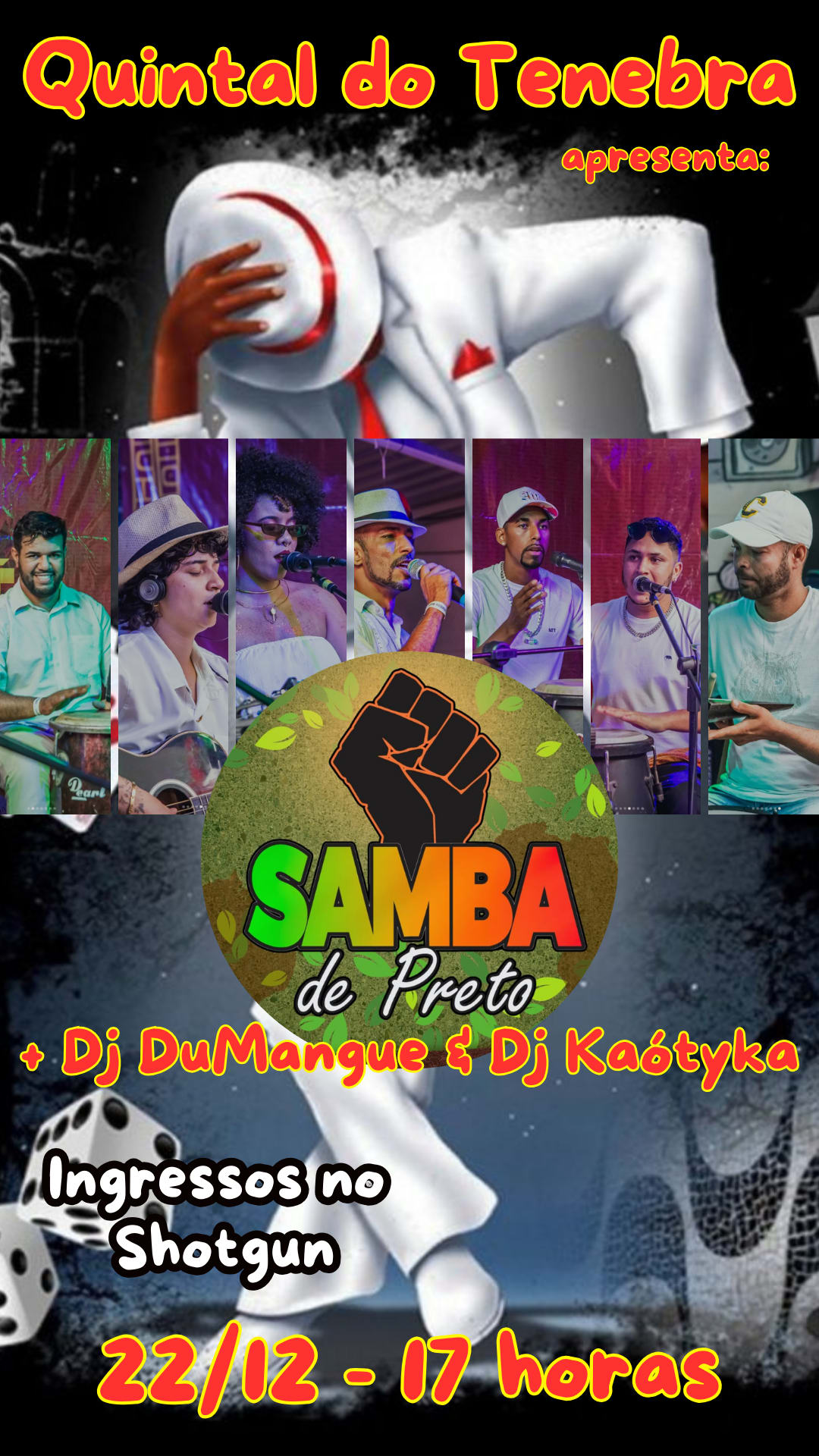 Samba De Preto + Dj Dumangue & Dj Kaótyka Cover