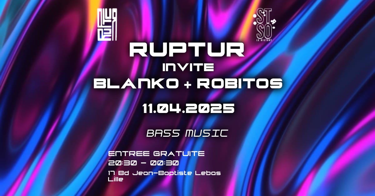 Ruptur Invite Blanko & Robitos Cover