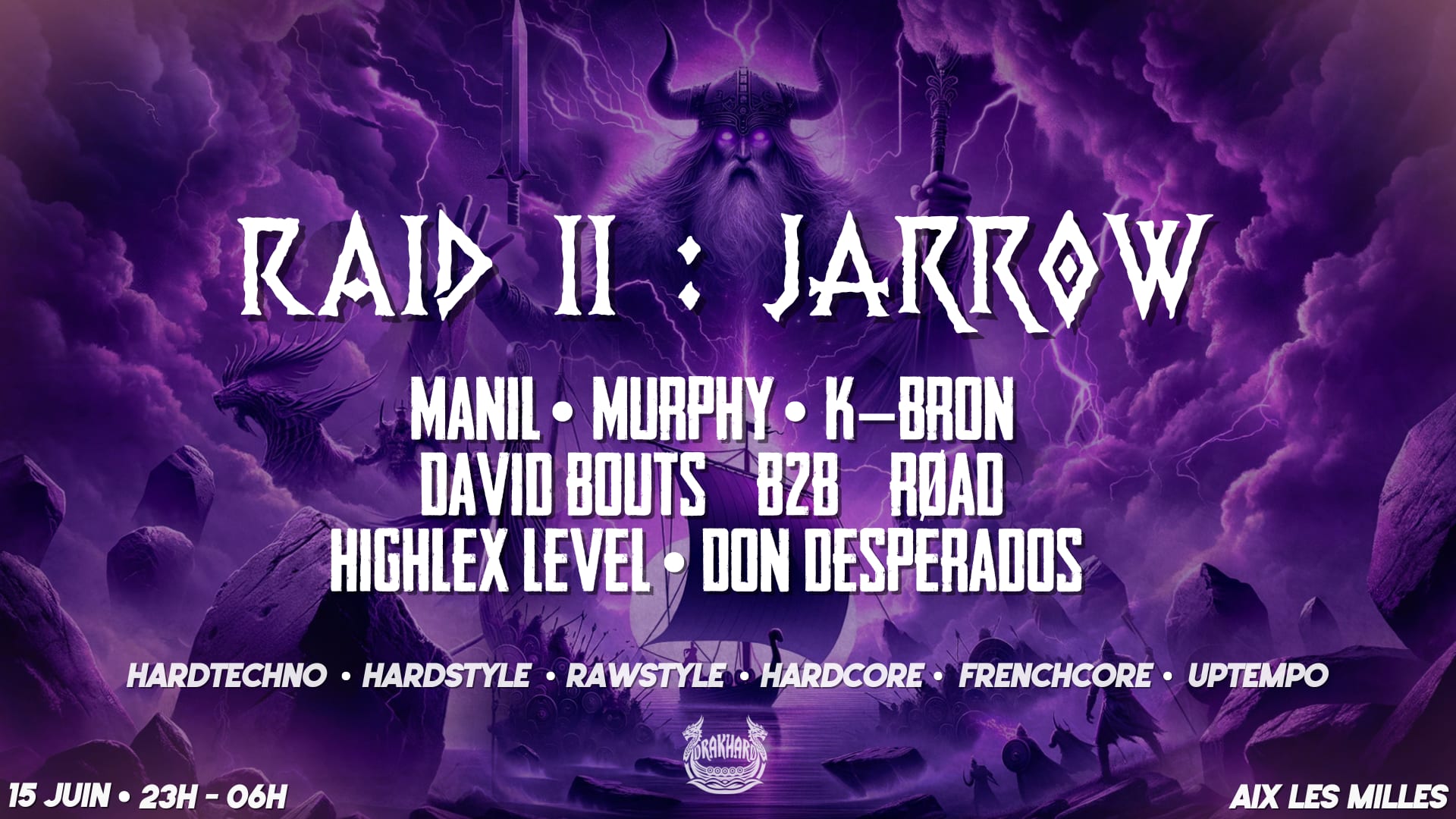 Drakhard Présente Raid 2 : Jarrow Cover