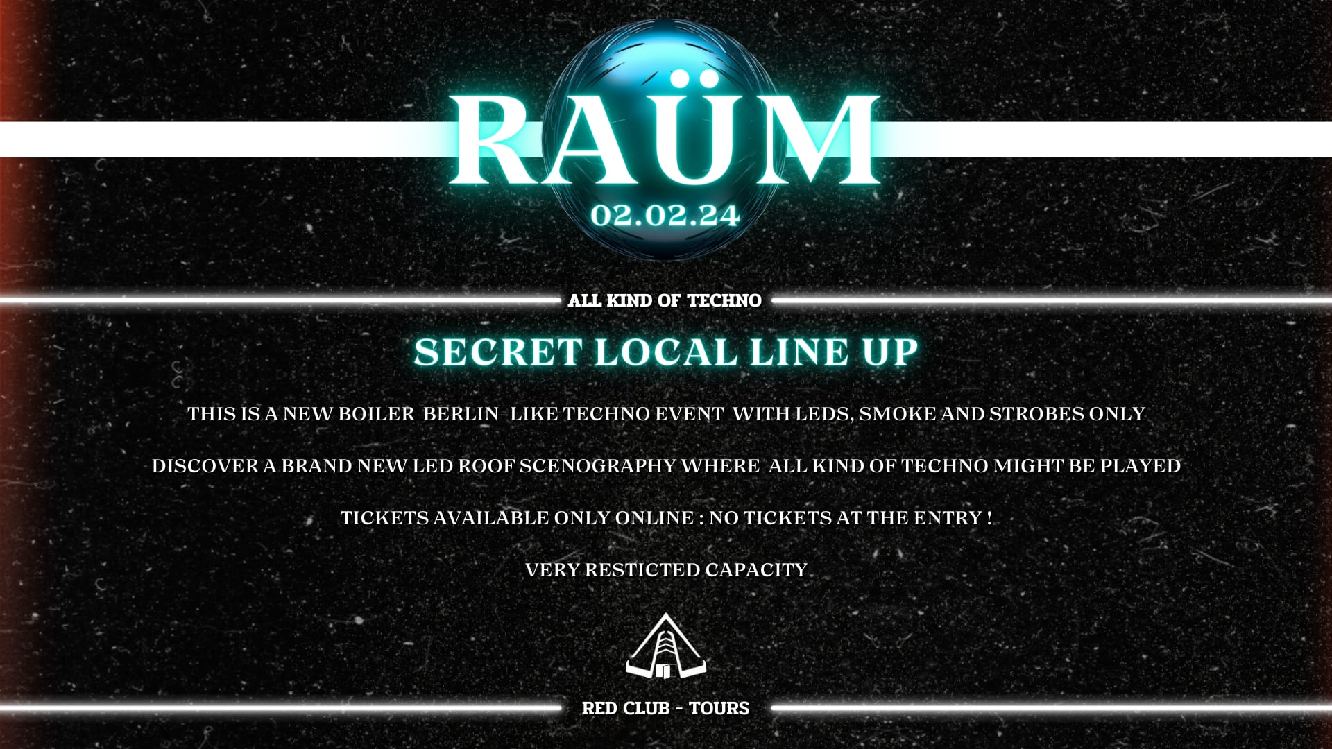 Raüm #1 : New Secret Boiler Event Cover