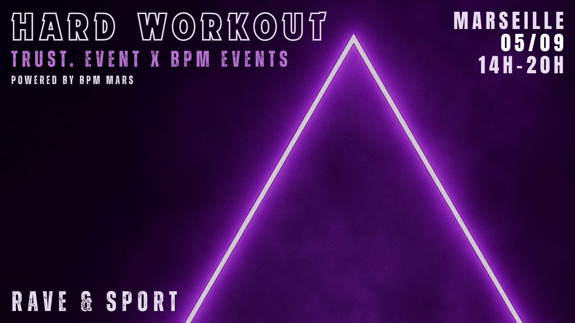 Hard Workout - Trust. Event X Bpm Events Cover
