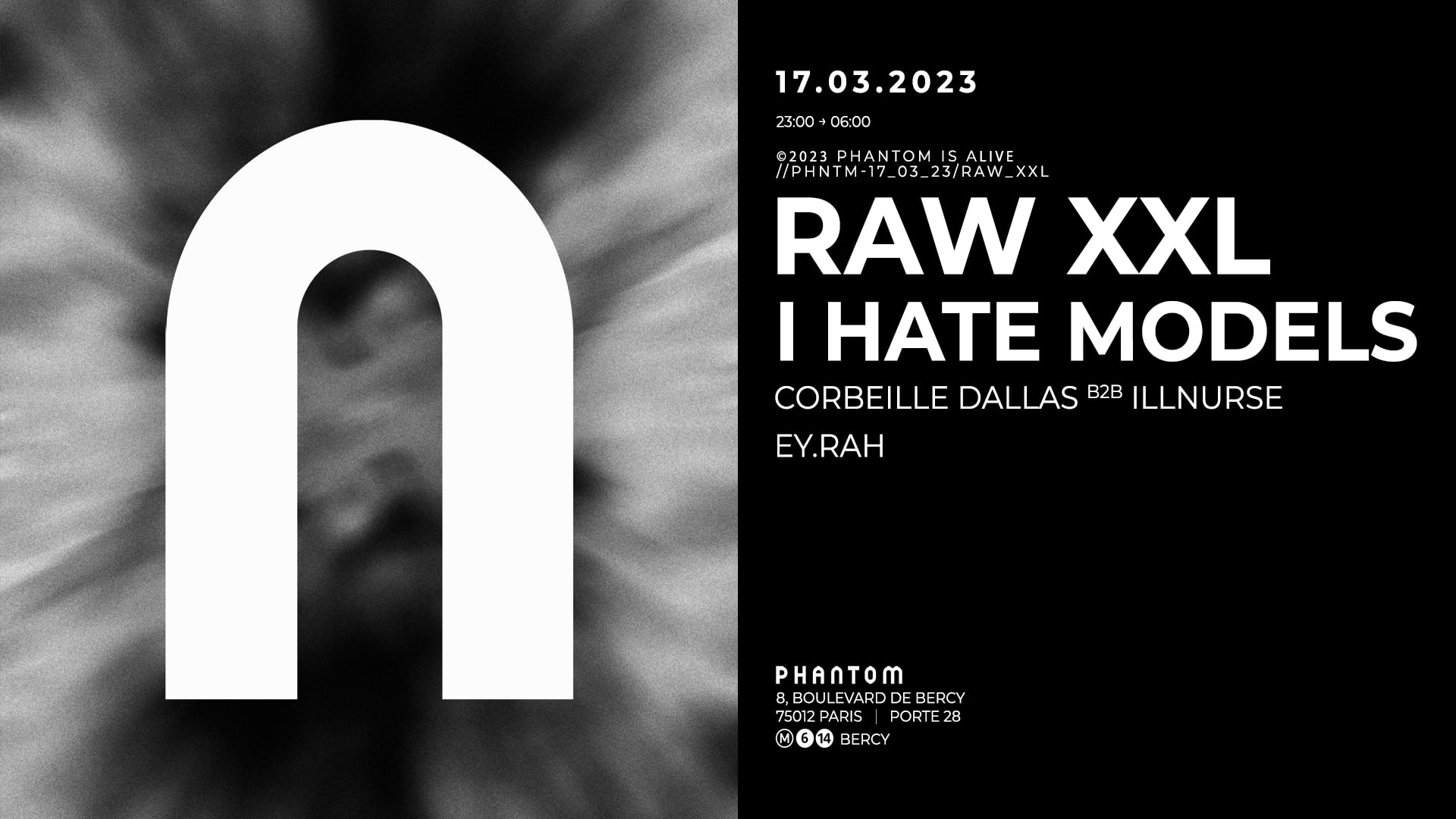 Phantom : Raw Xxl - I Hate Models Cover
