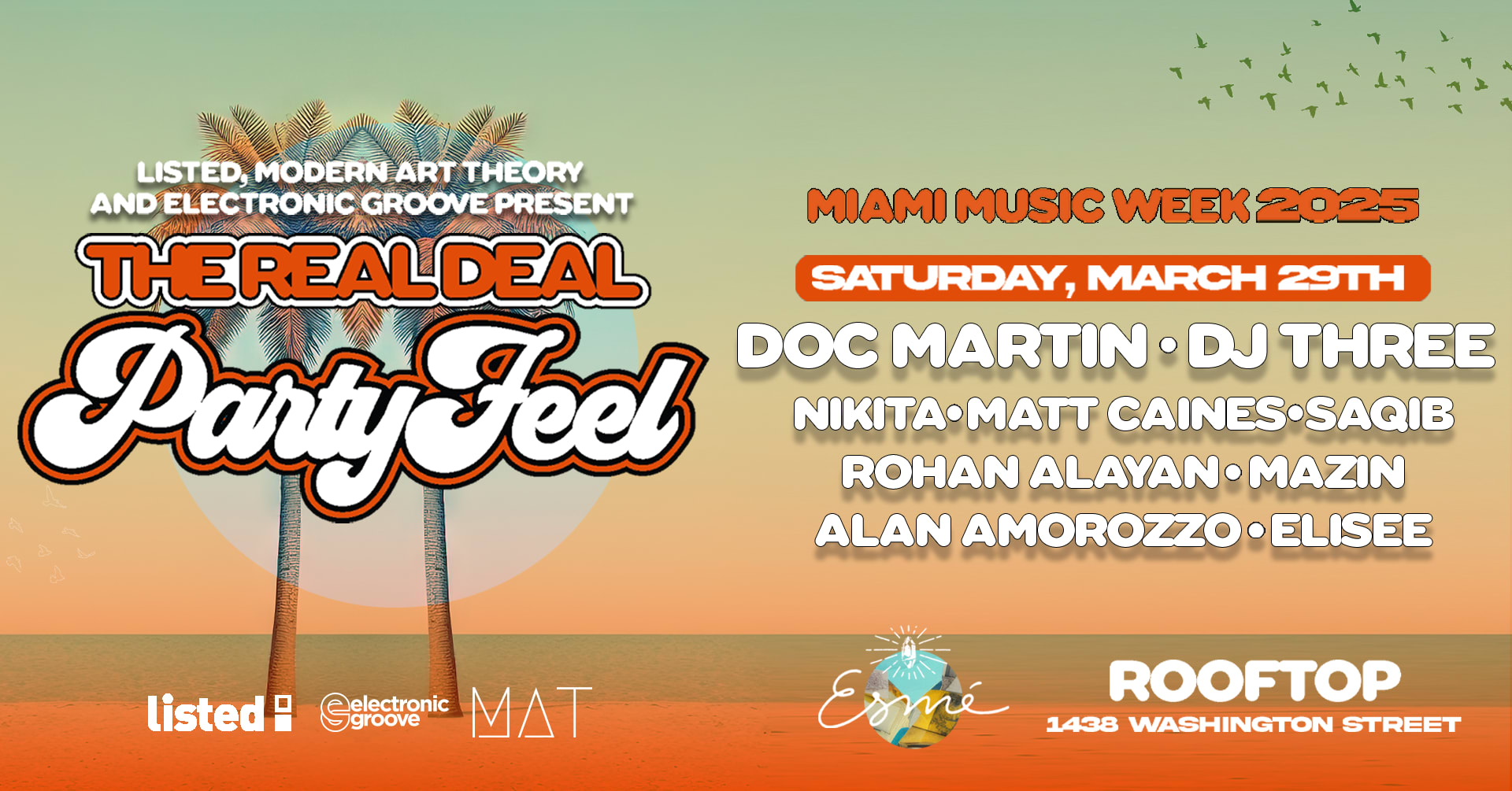 The Real Deal Party Feel: Ft. Doc Martin, Dj Three + More! Cover