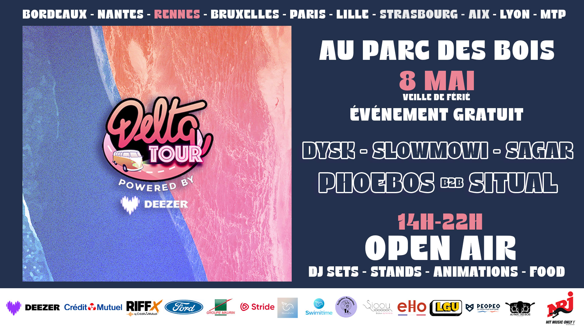 Open Air : Delta Tour X Au Parc Des Bois - Rennes Cover