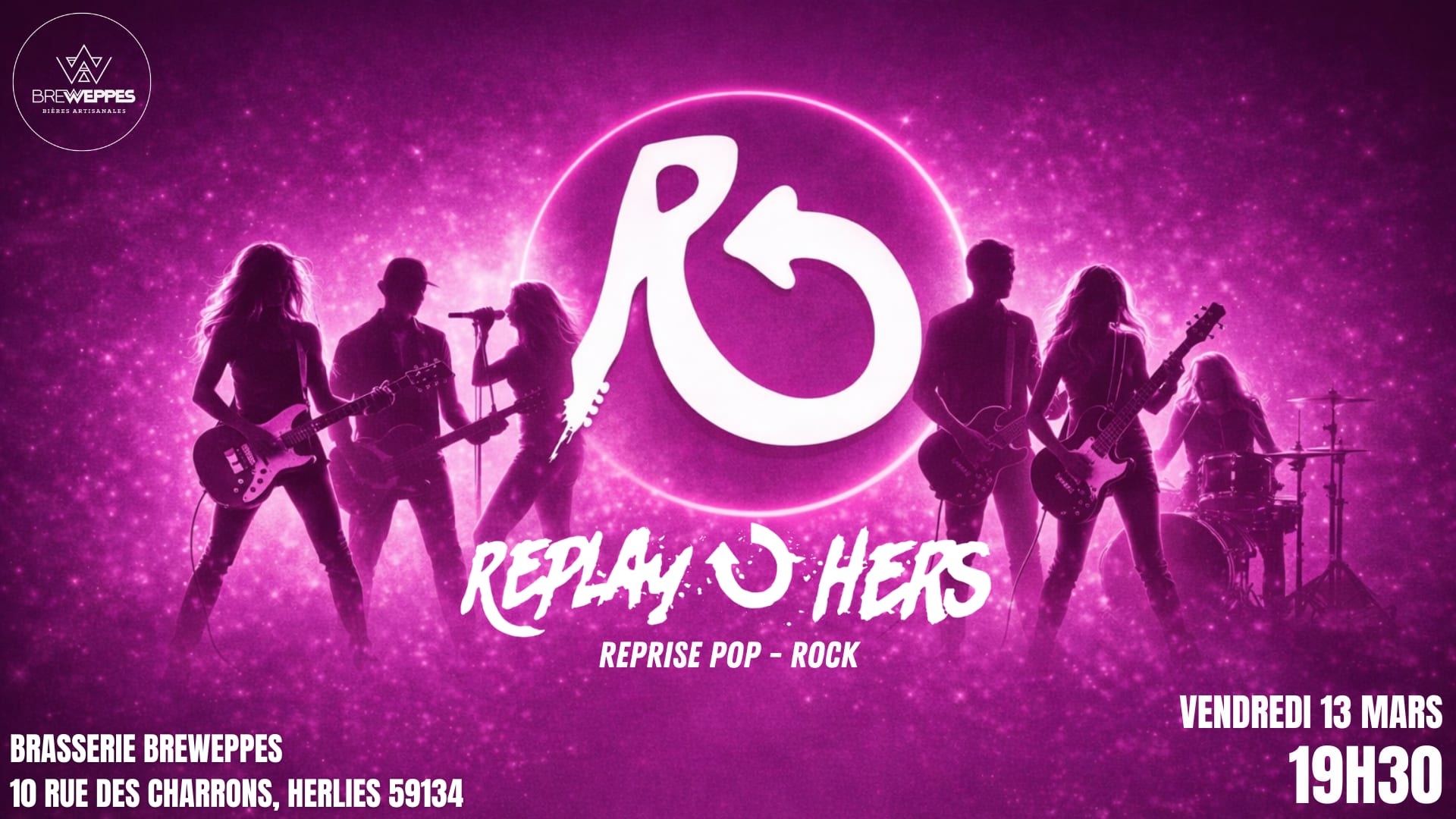 Breweppes : Replay Hers • Reprise Pop - Rock Cover