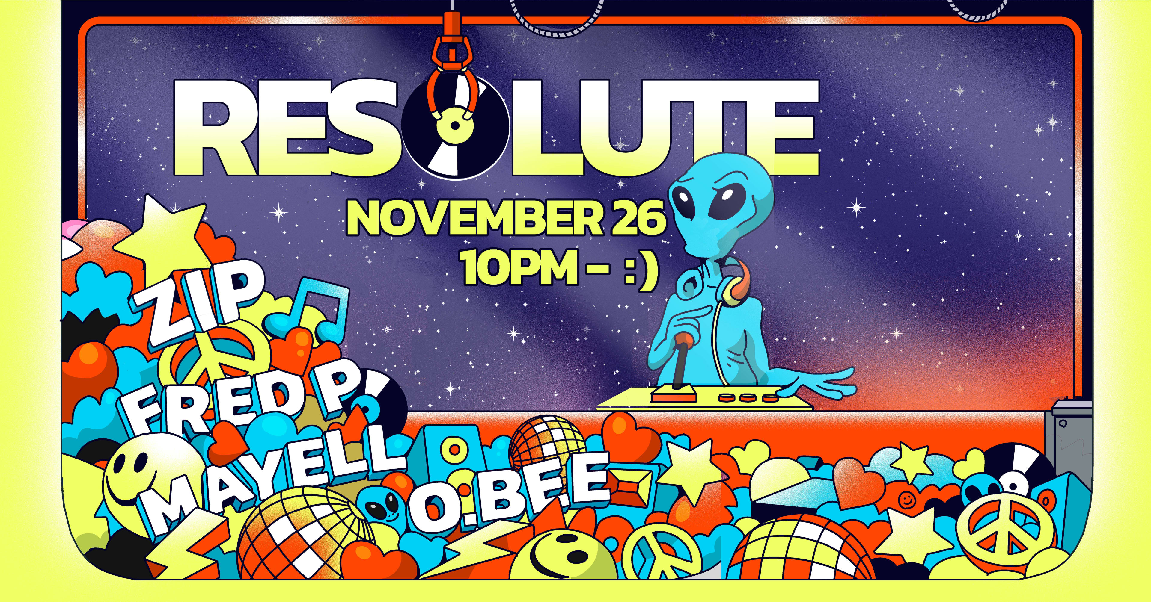 Resolute Xtended With Zip, Fred P, Mayell & O.Bee Cover