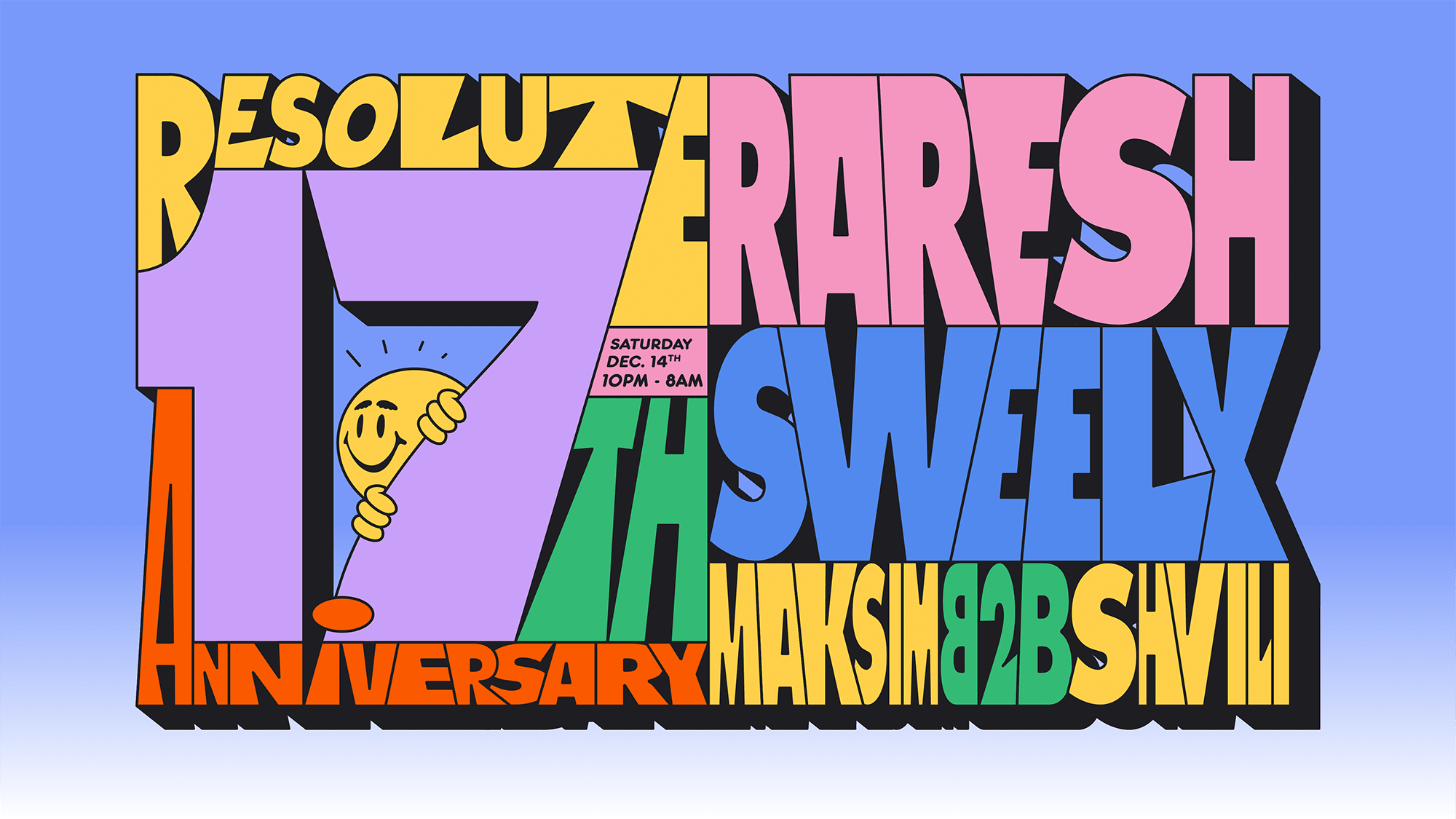 Resolute 17th Anniversary With Raresh & Sweely Cover