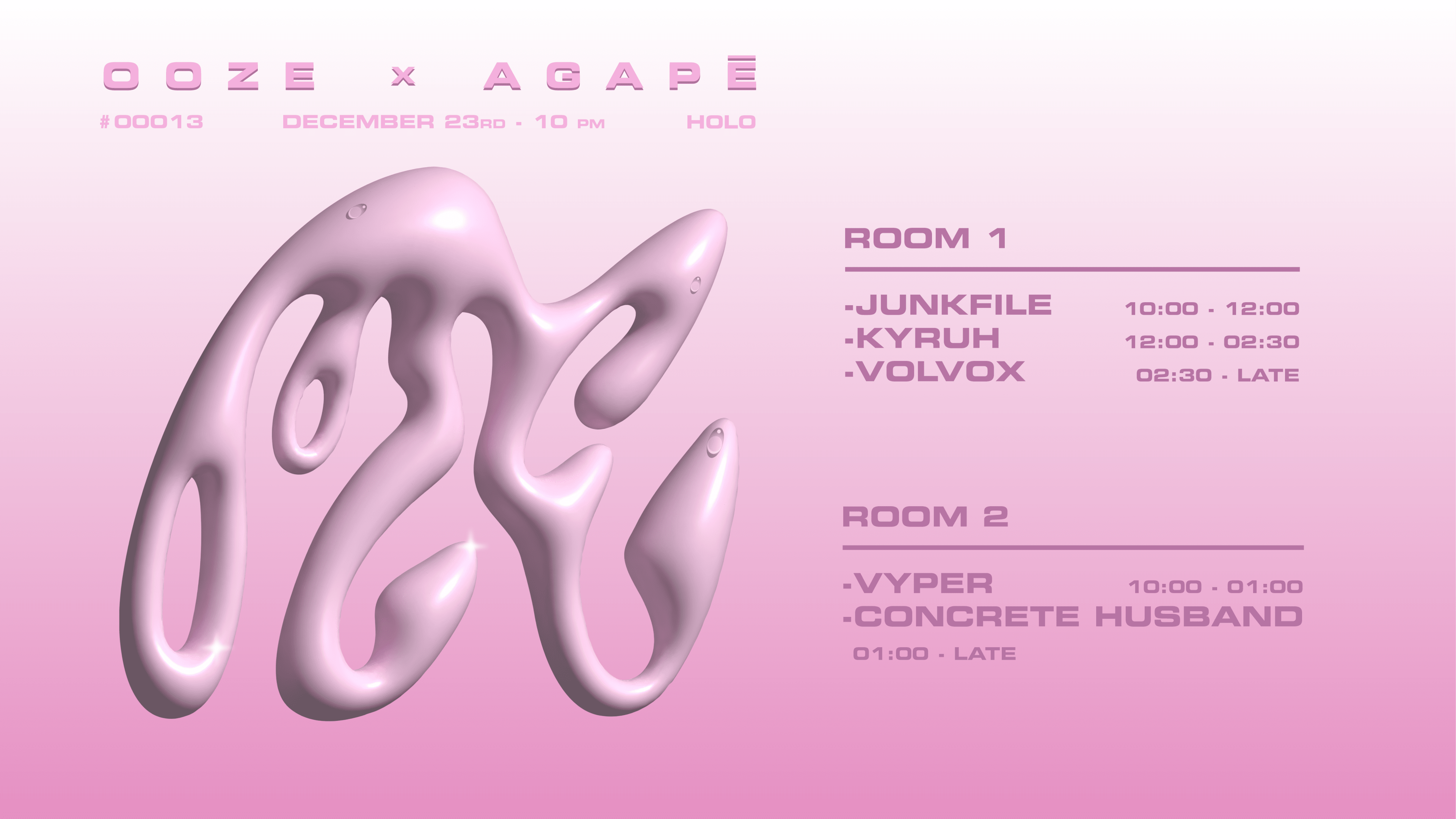 Ooze X Agape W/ Volvox, Kyruh, Junkfile + More Cover