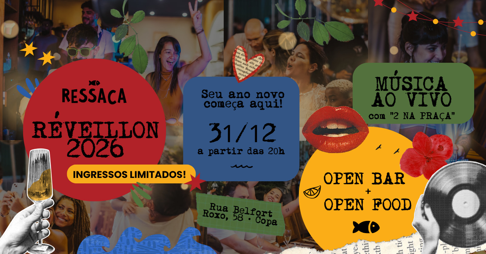 Réveillon 2026 No Ressaca, Em Copacabana Cover