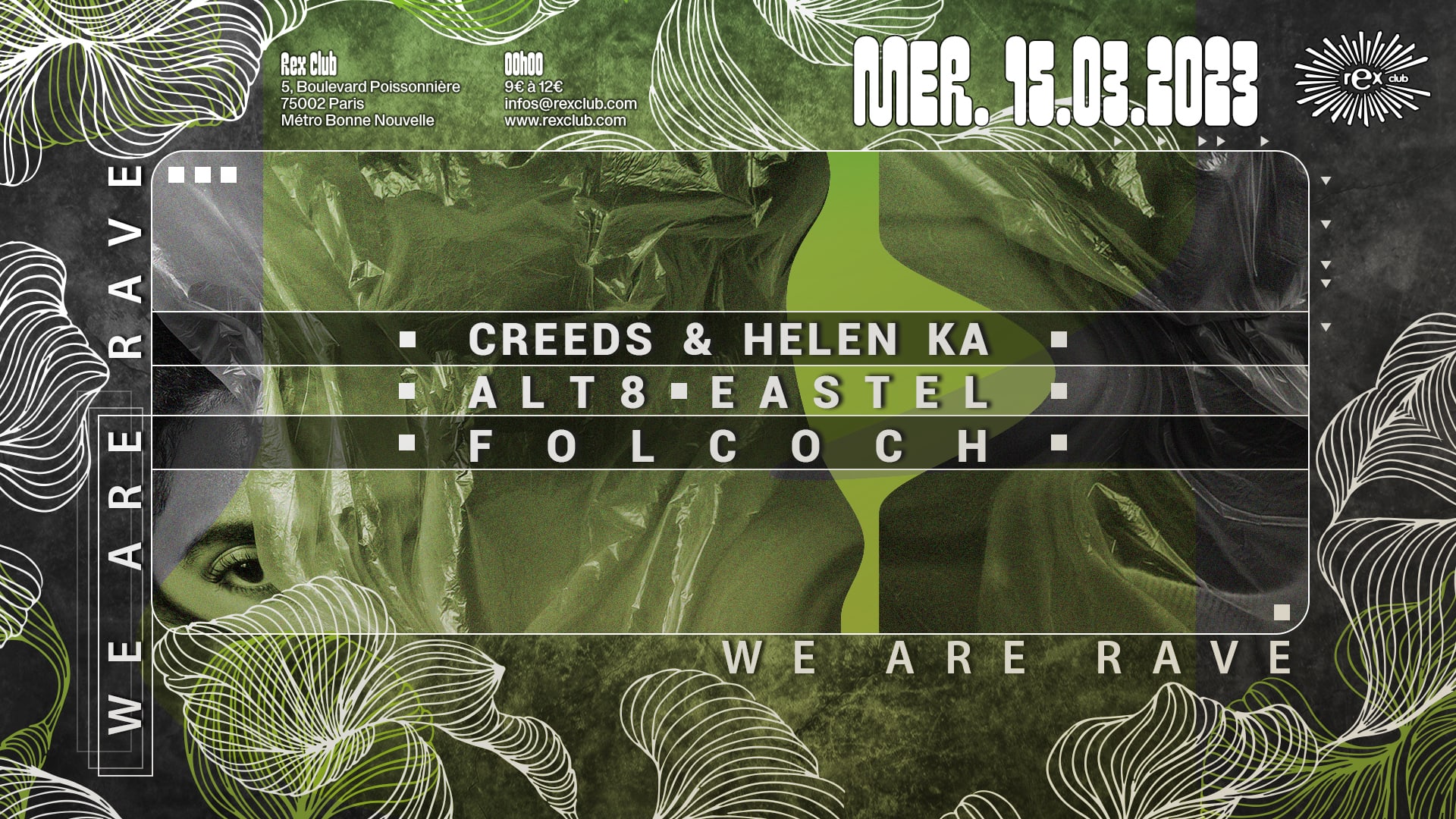 We Are Rave: Creeds & Helen Ka, Alt8, Eastel, Folcoch Cover