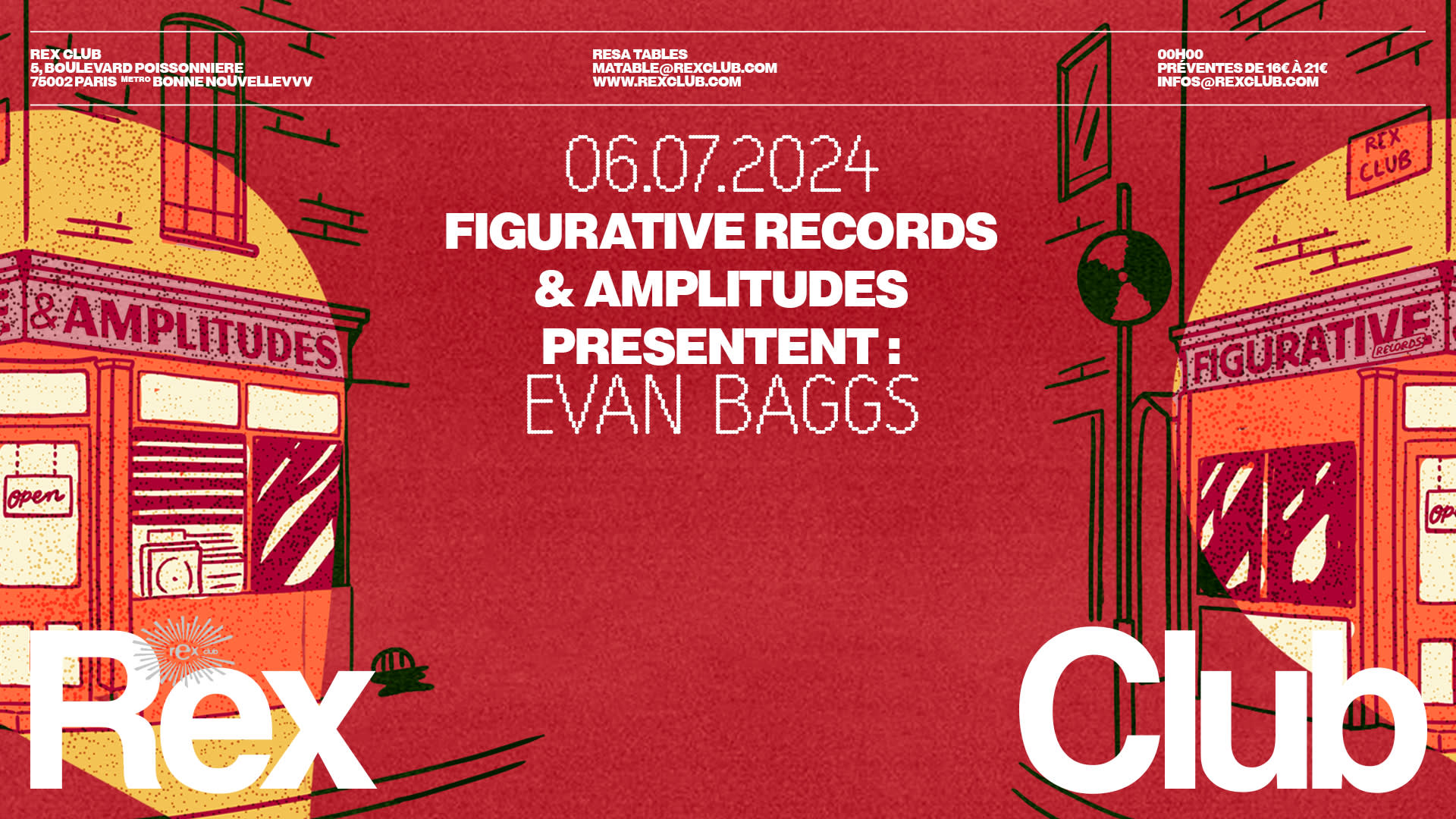 Figurative Records & Amplitudes Presentent: Evan Baggs Cover