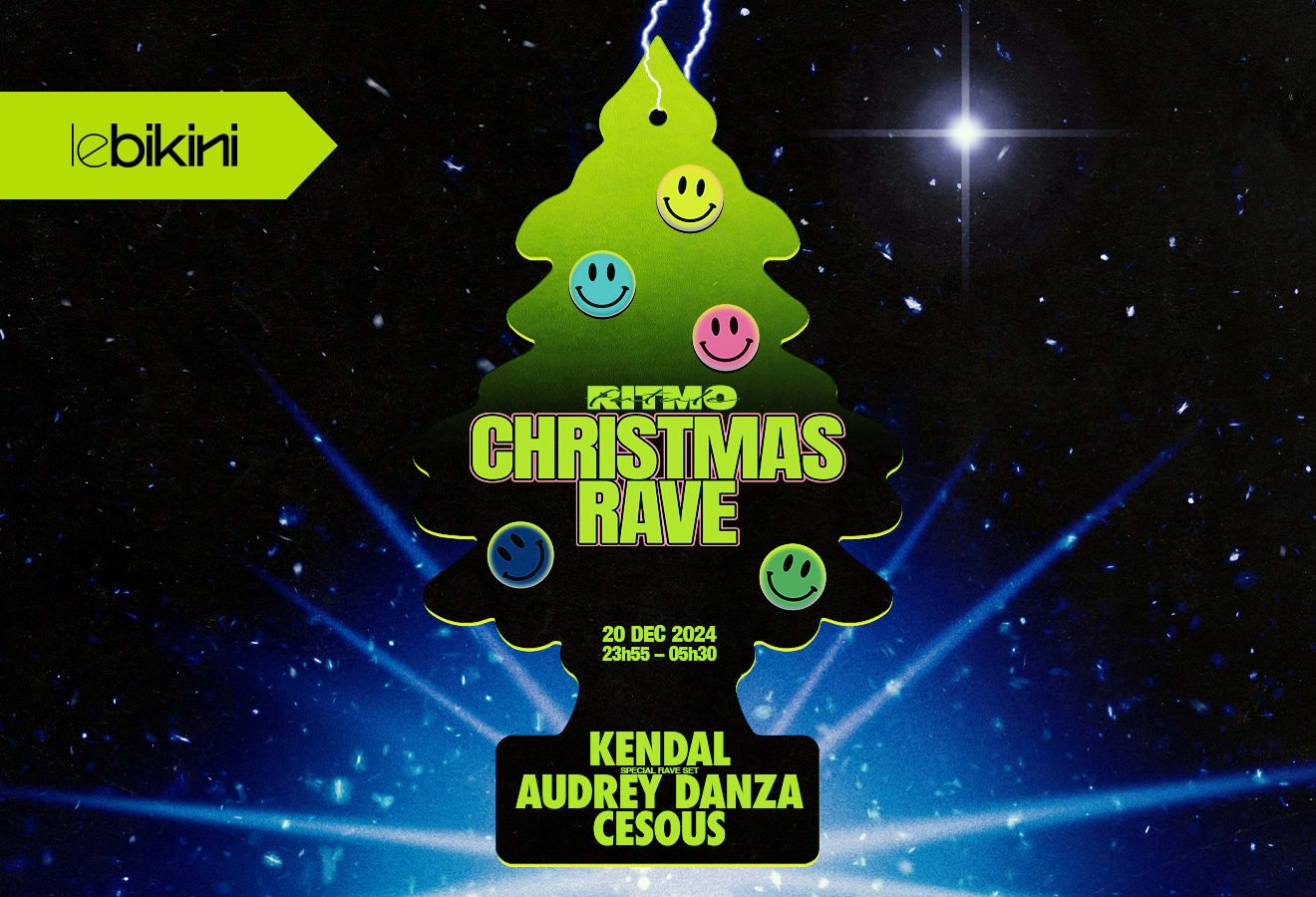 Christmas Rave X Ritmo Fatale: Kendal + Audrey Danza +Cesous Cover