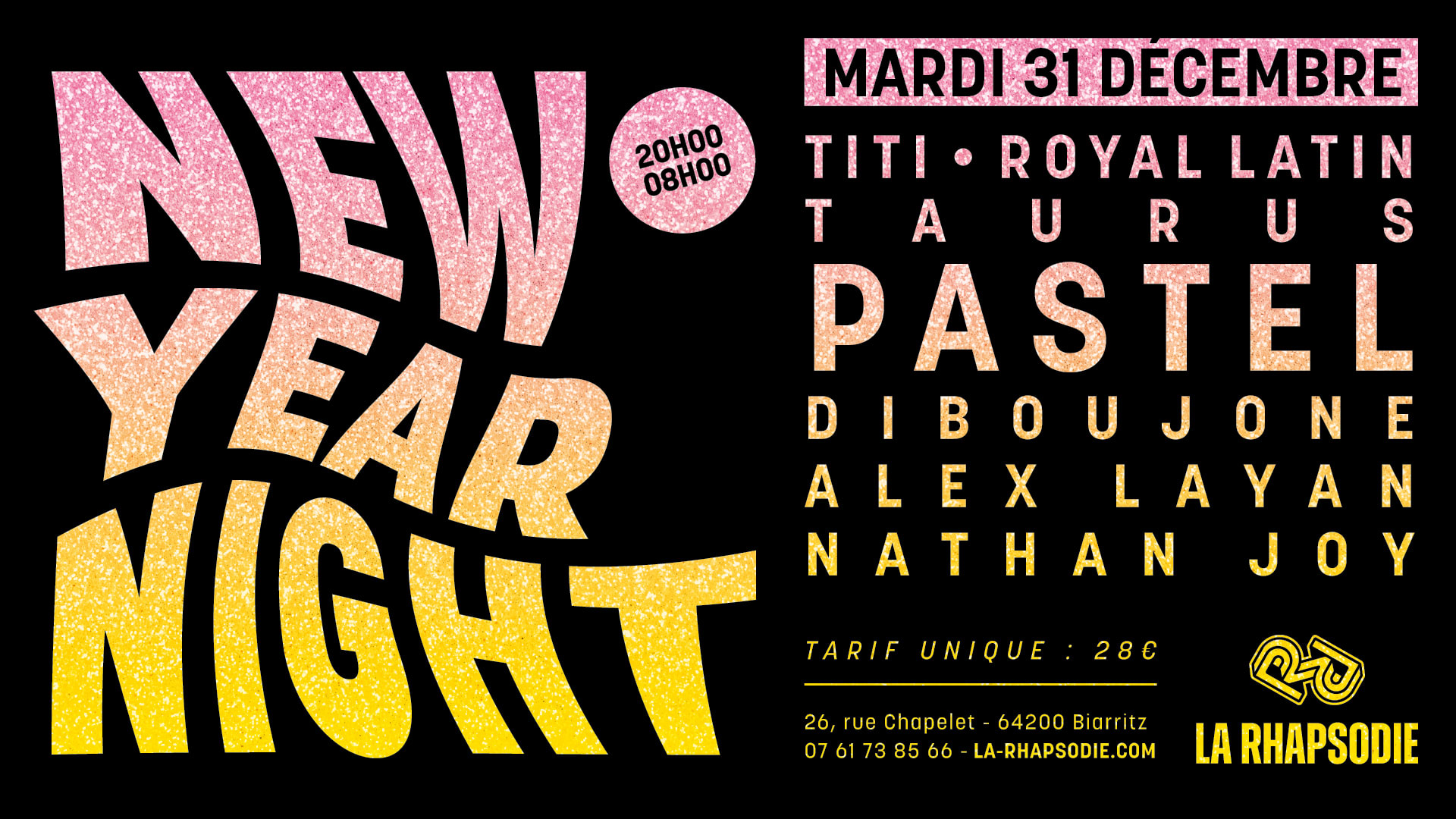 New Year Party @La Rhapsodie Cover