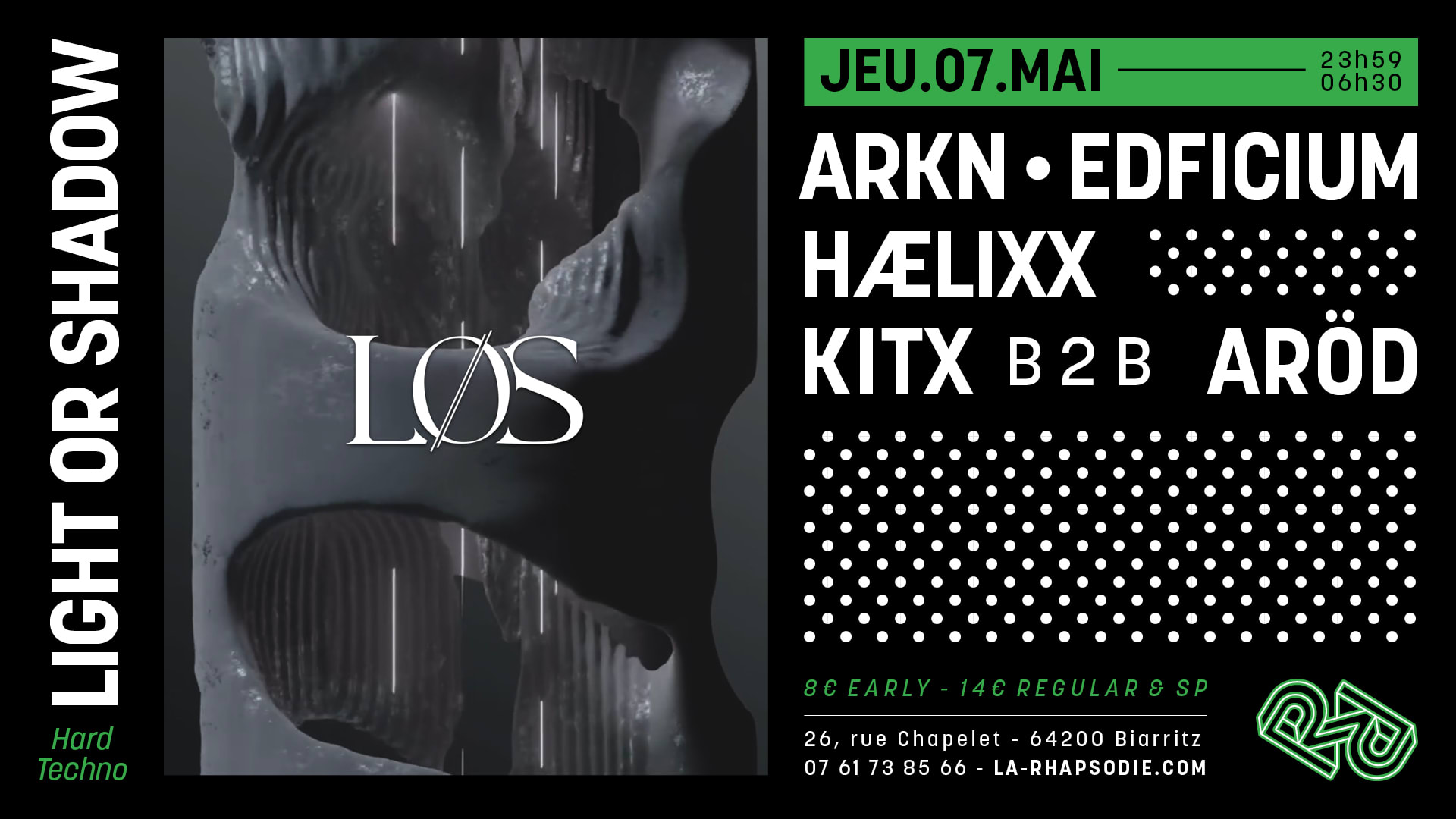 Light Or Shadow : Hælixx • Edficium • Arkn • Kitx B2b Aröd Cover