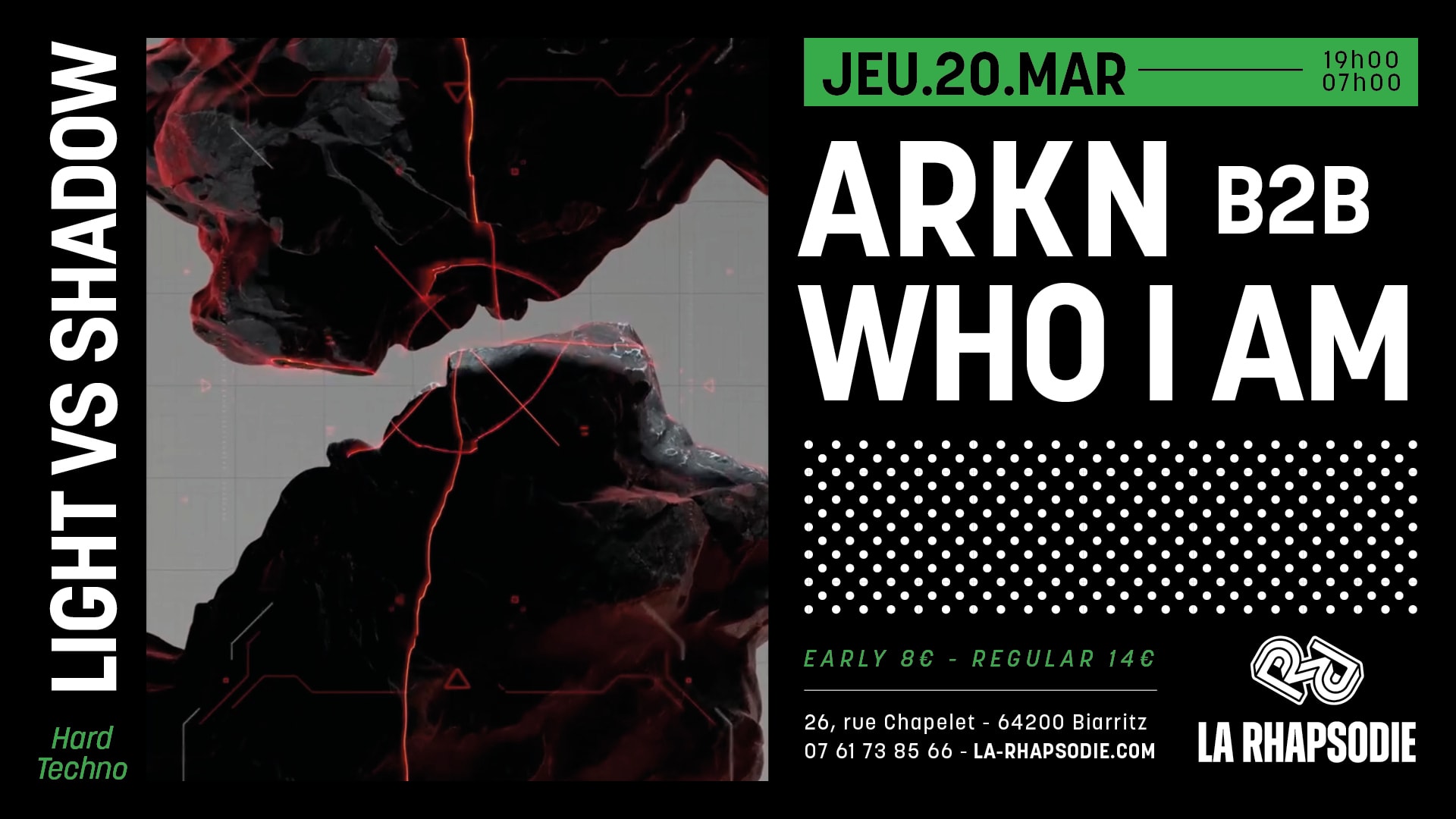 Lights Vs Shadow : Arkn B2b Who I Am Cover