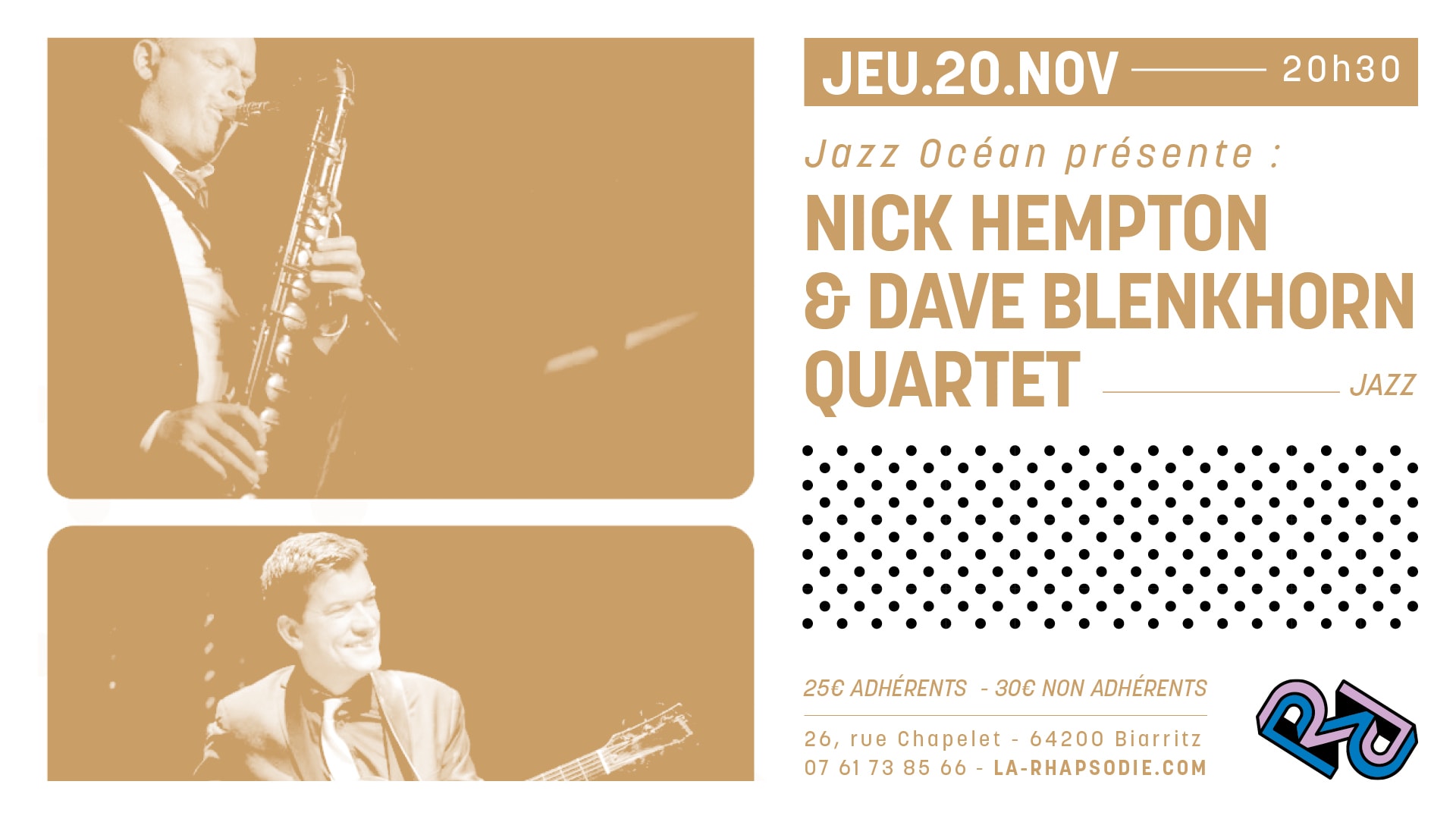 Jazz Ocean : Nick Hempton & Dave Blenkhorn Quartet Cover