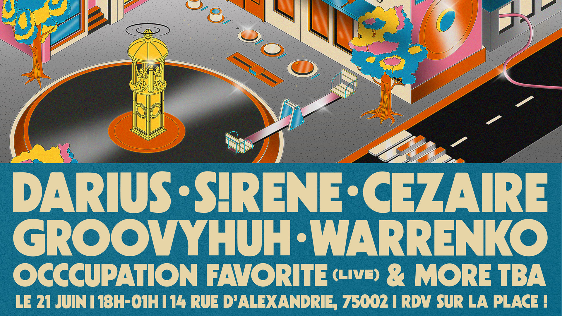 Roche Fête La Musique : Darius, S!Rene, Cezaire & More Cover