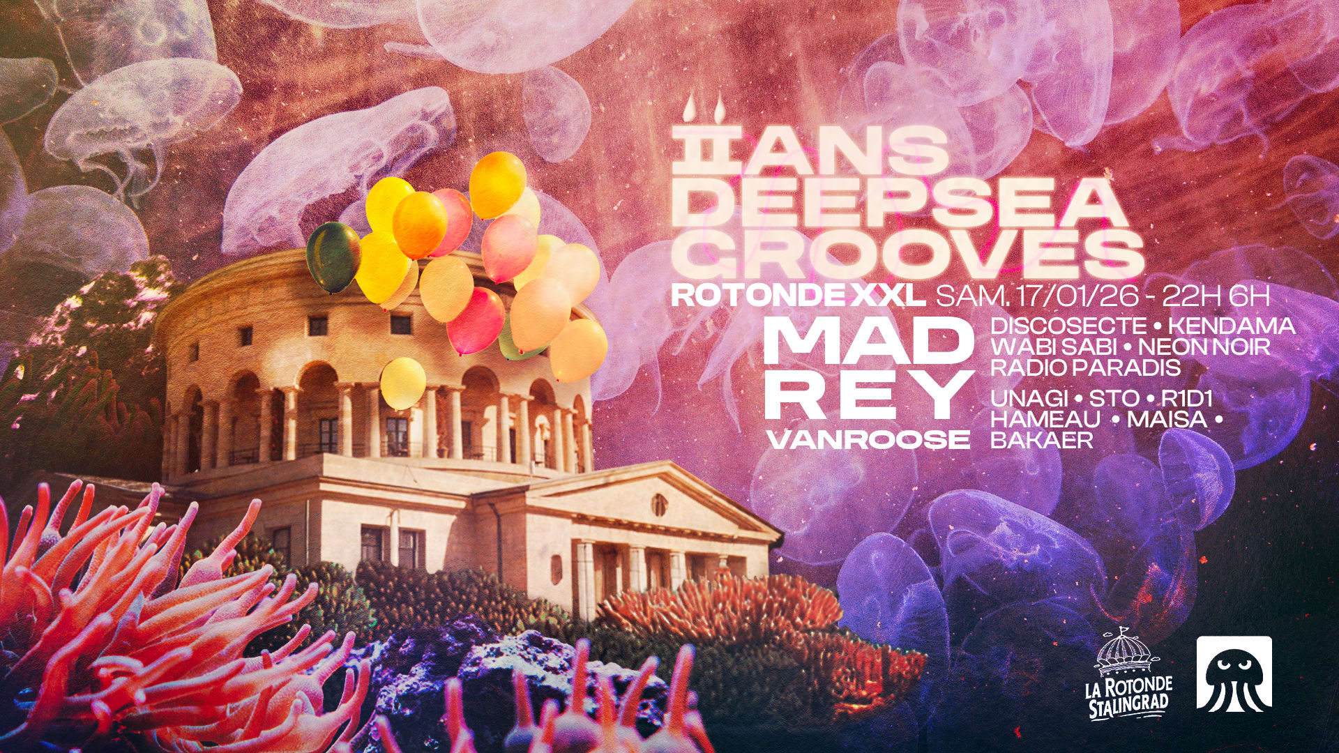 2 Ans Deepsea Grooves : Mad Rey, Vanroose & More Cover