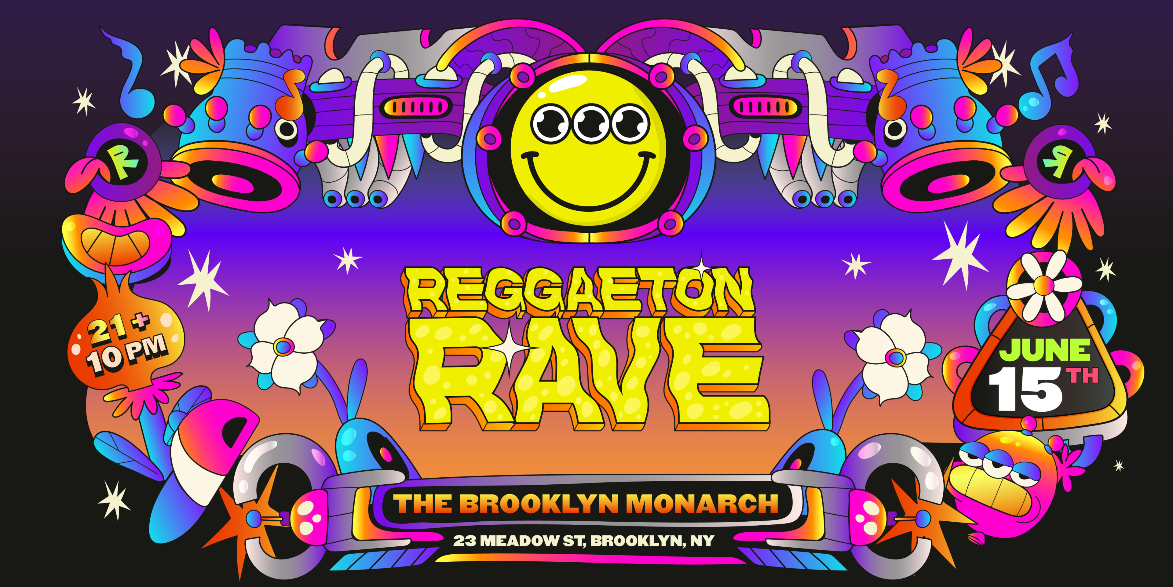 Reggaeton Rave - June 15th (21+) Cover