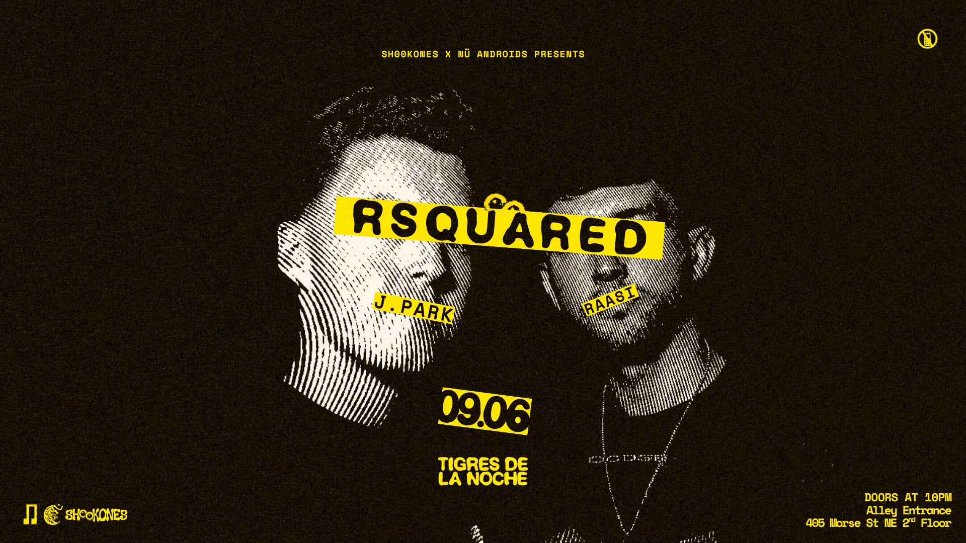Sh00k Ones X Nü Androids Present: Rsquared Cover