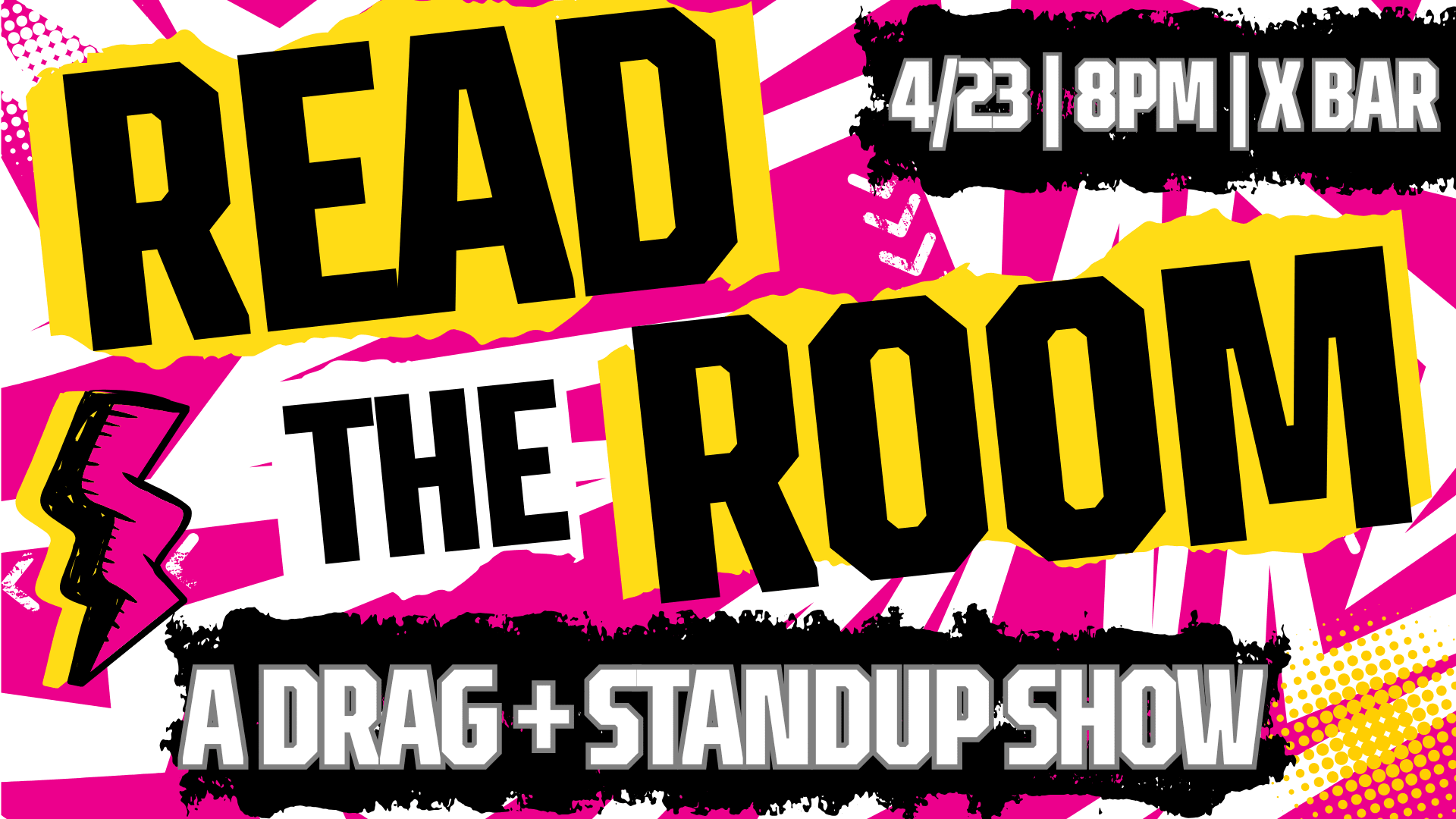 Read The Room | A Drag + Stand Up Show Cover