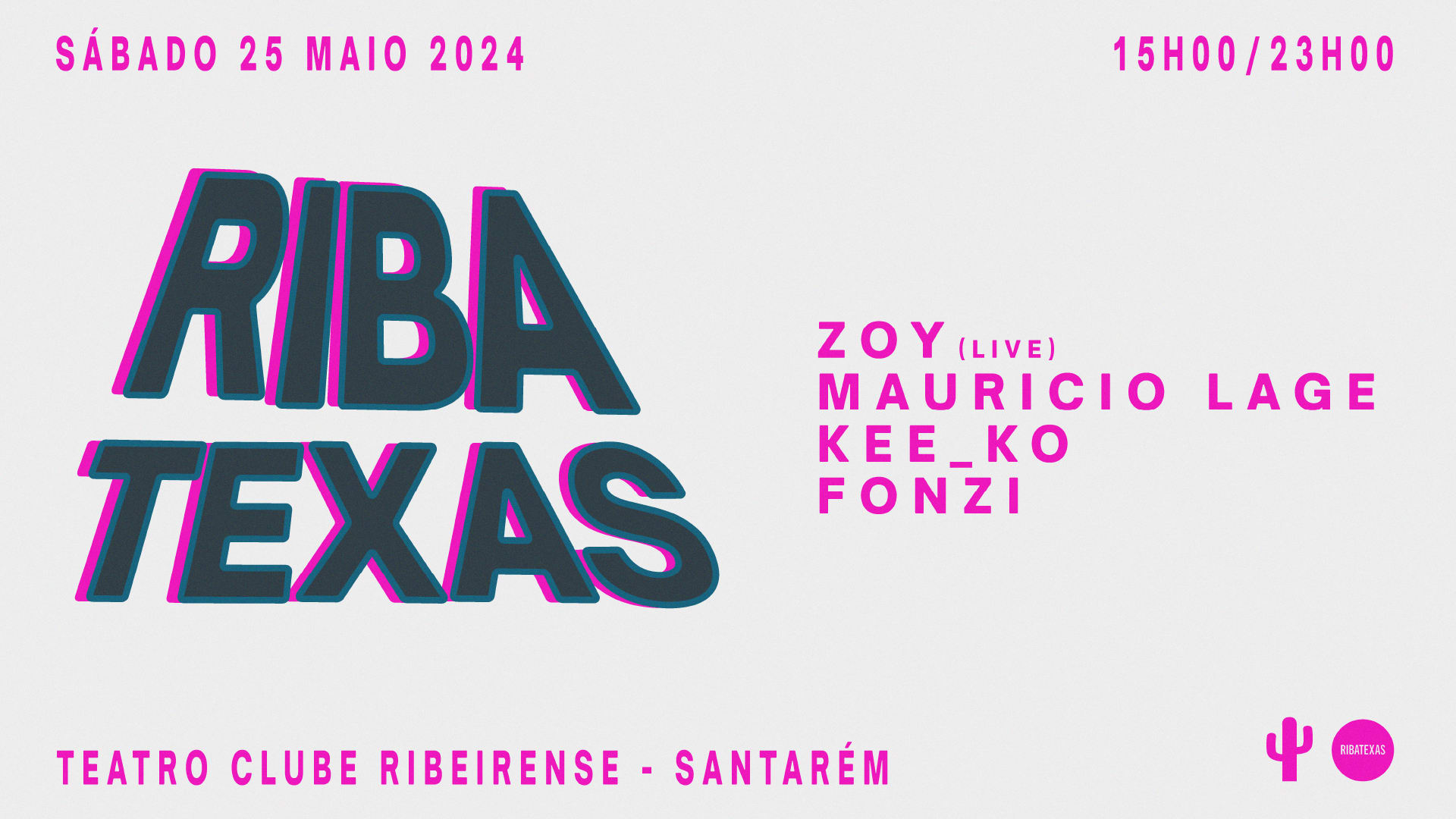 Ribatexas | 25 Maio | Zoy (Live) Cover