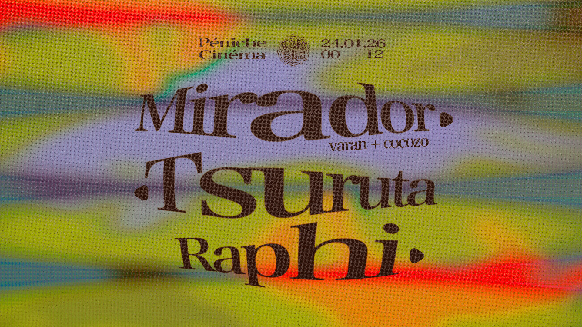 Rumble 006 W/ Tsuruta, Mirador & Raphi Cover