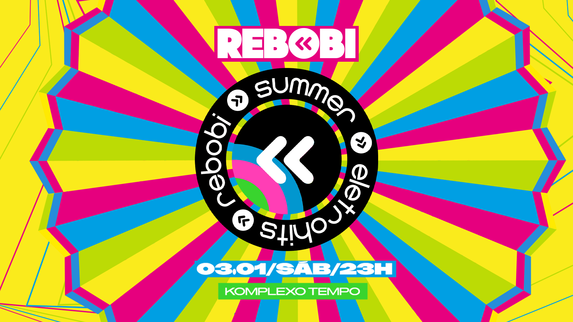 Rebobinights Summer Eletrohits 2026 Cover